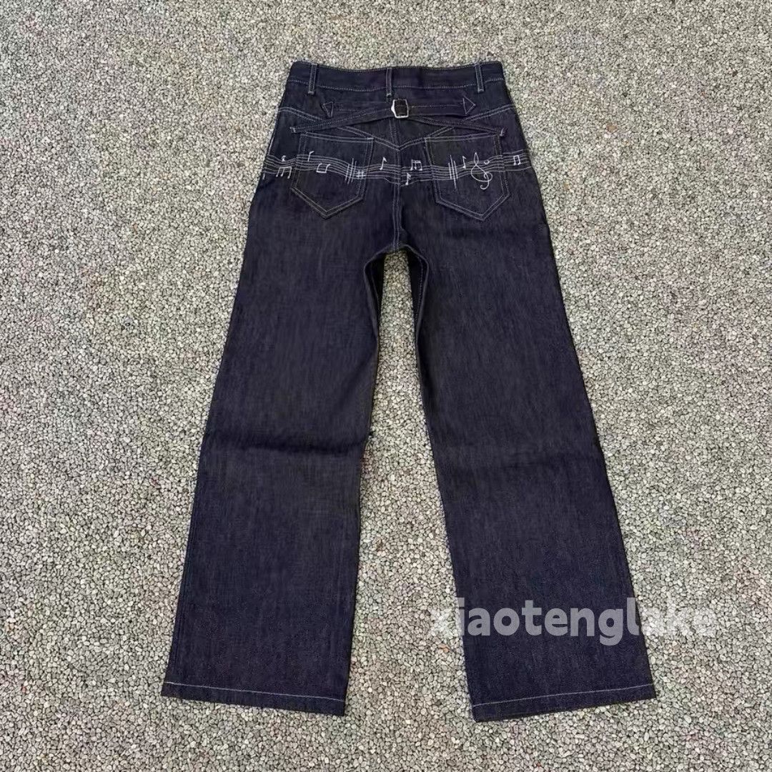 Jean xtl Louisvuitton alyx style y2k flared pattern jeans Size US 28 / EU 44 - 5 Thumbnail