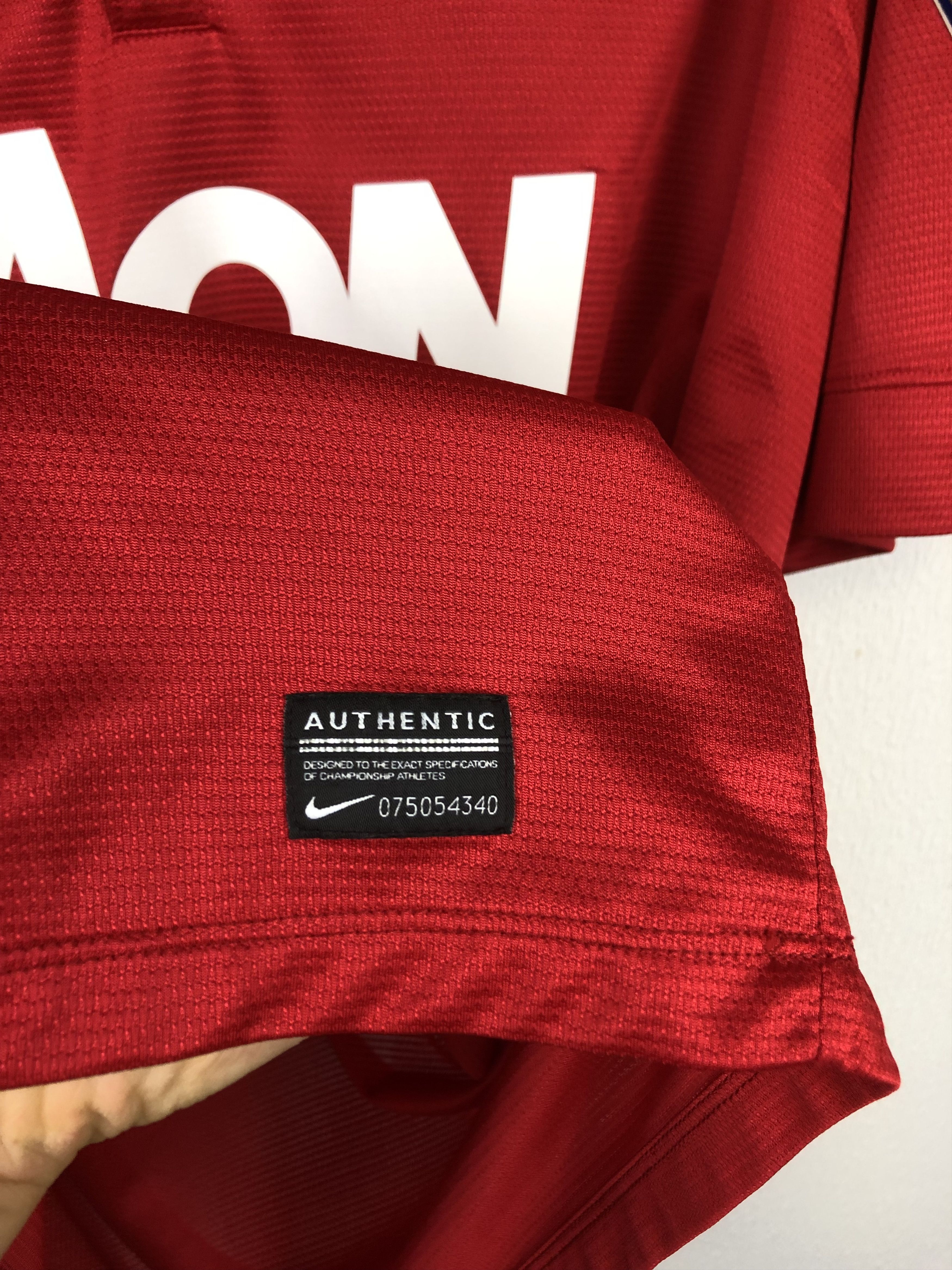 Nike Manchester United football shirt 2013 Soccer Nike Jersey Size US XXL / EU 58 / 5 - 5 Thumbnail