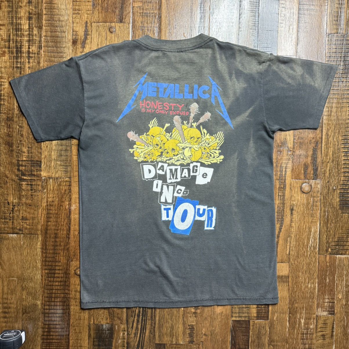 Metallica VTG 1987 Metallica Damage Inc Tee Single Stitch L/XL Size US L / EU 52-54 / 3 - 5 Thumbnail