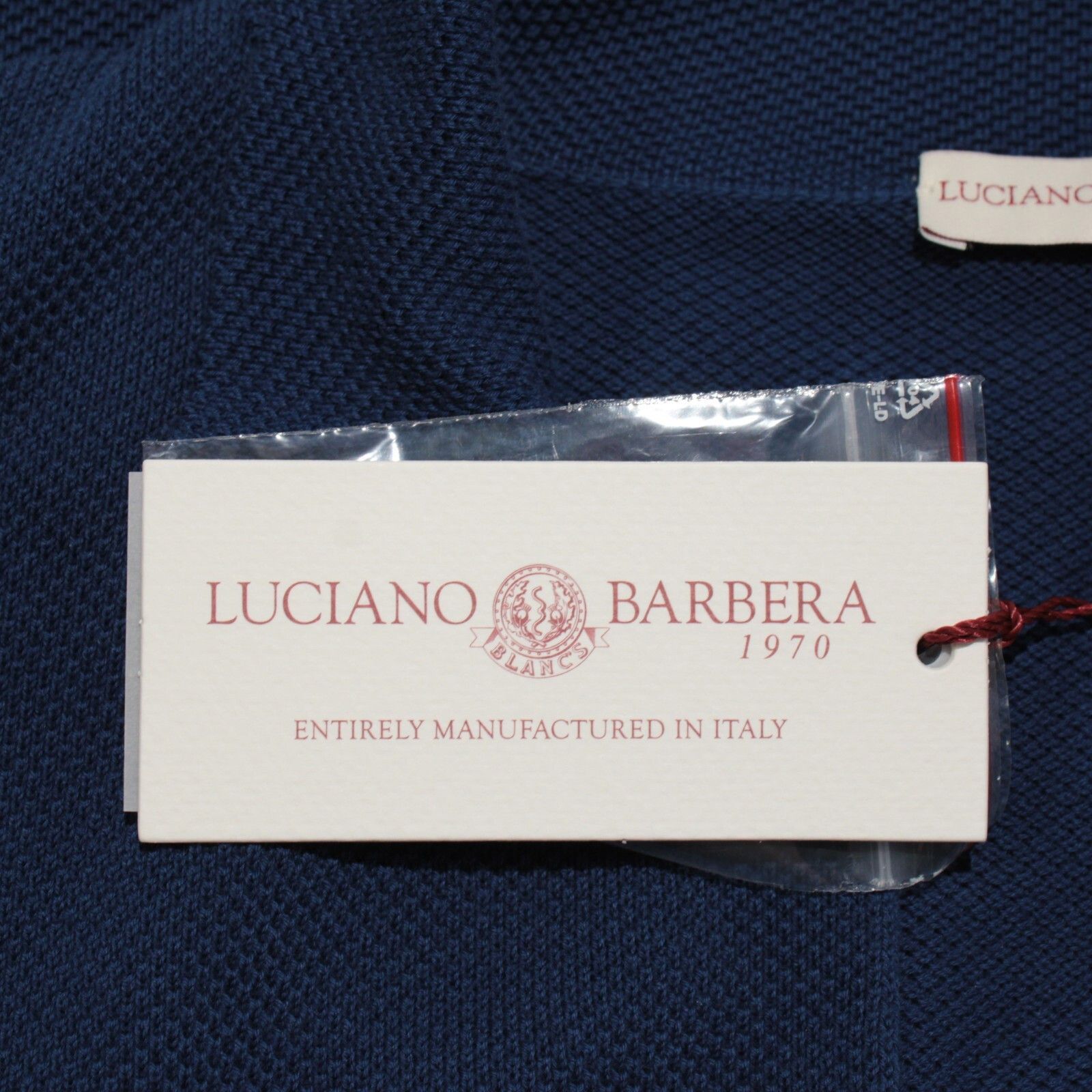 Luciano Barbera Luciano Barbera Sweater Size US M in Blue Size US M / EU 48-50 / 2 - 2 Thumbnail