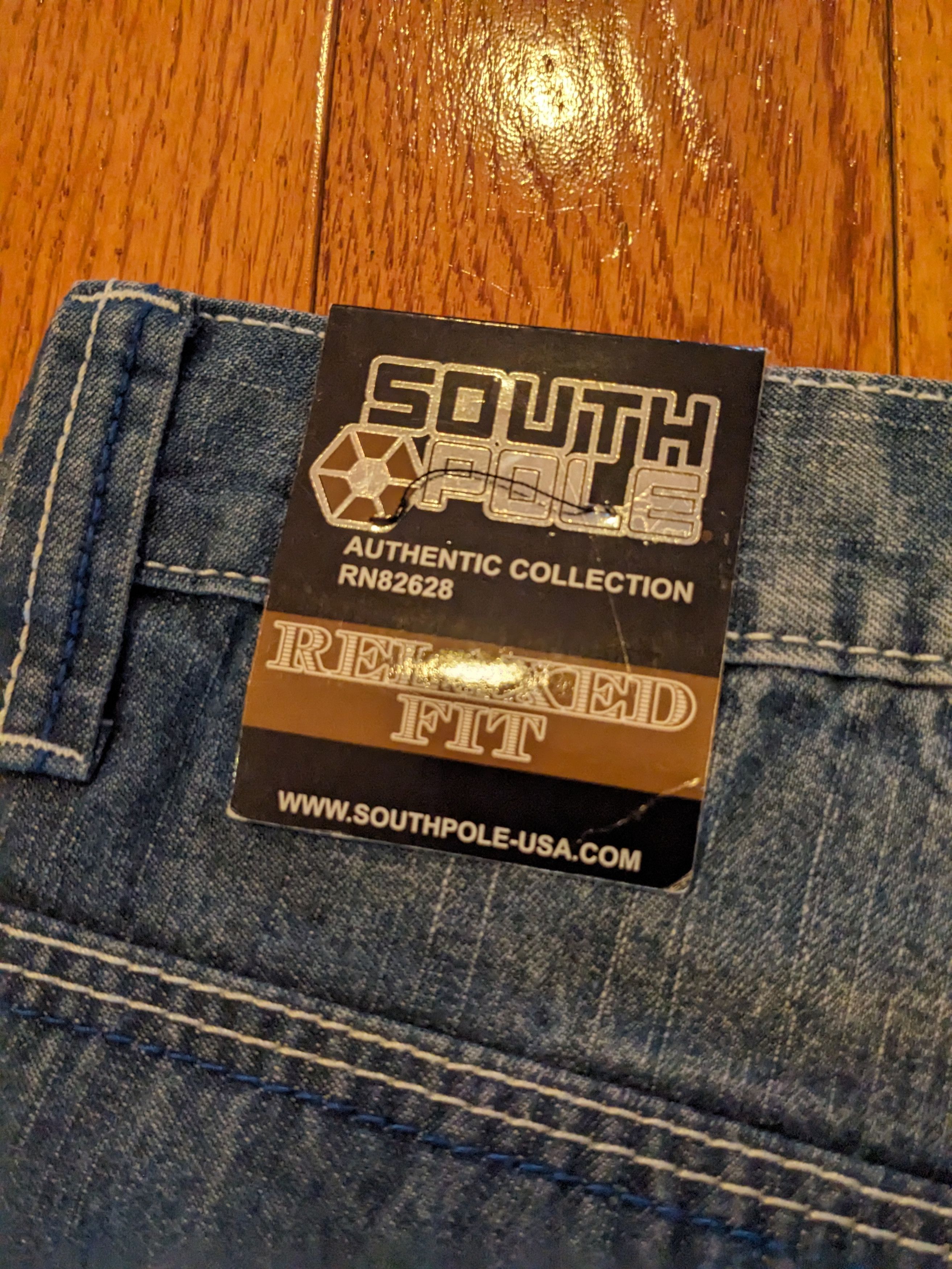 Southpole × Vintage Vintage Y2K SouthPole Premium Relaxed Baggy Denim Shorts Size US 44 / EU 60 - 5 Thumbnail