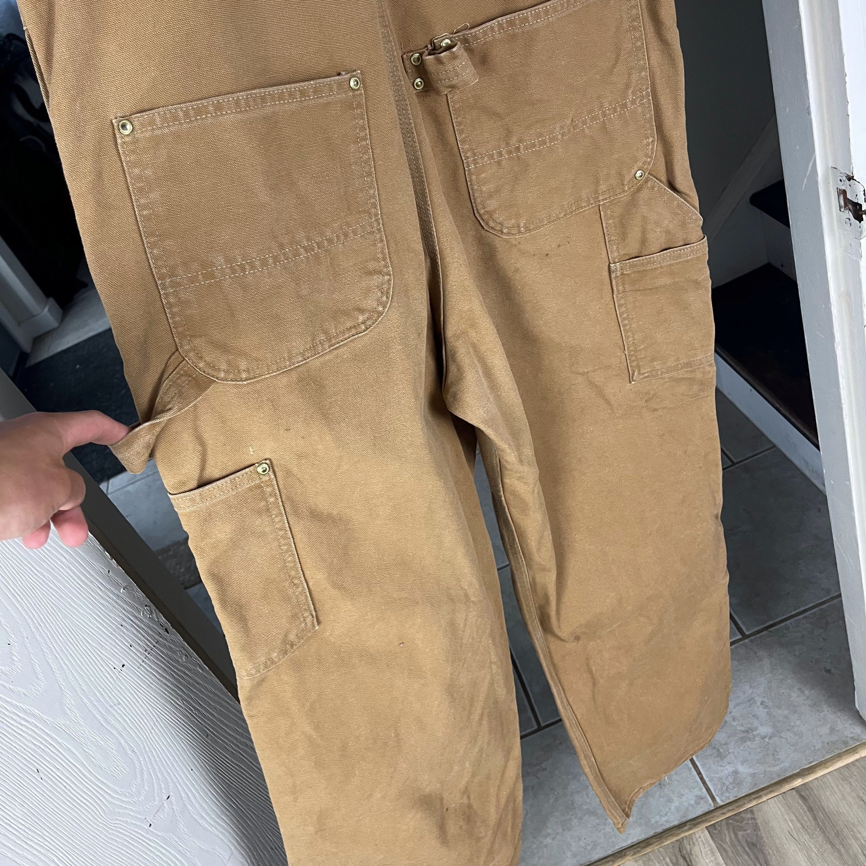 Carhartt Carhartt Overalls 36x30 Duck Canvas Brown Double Knee Size US 36 / EU 52 - 5 Thumbnail