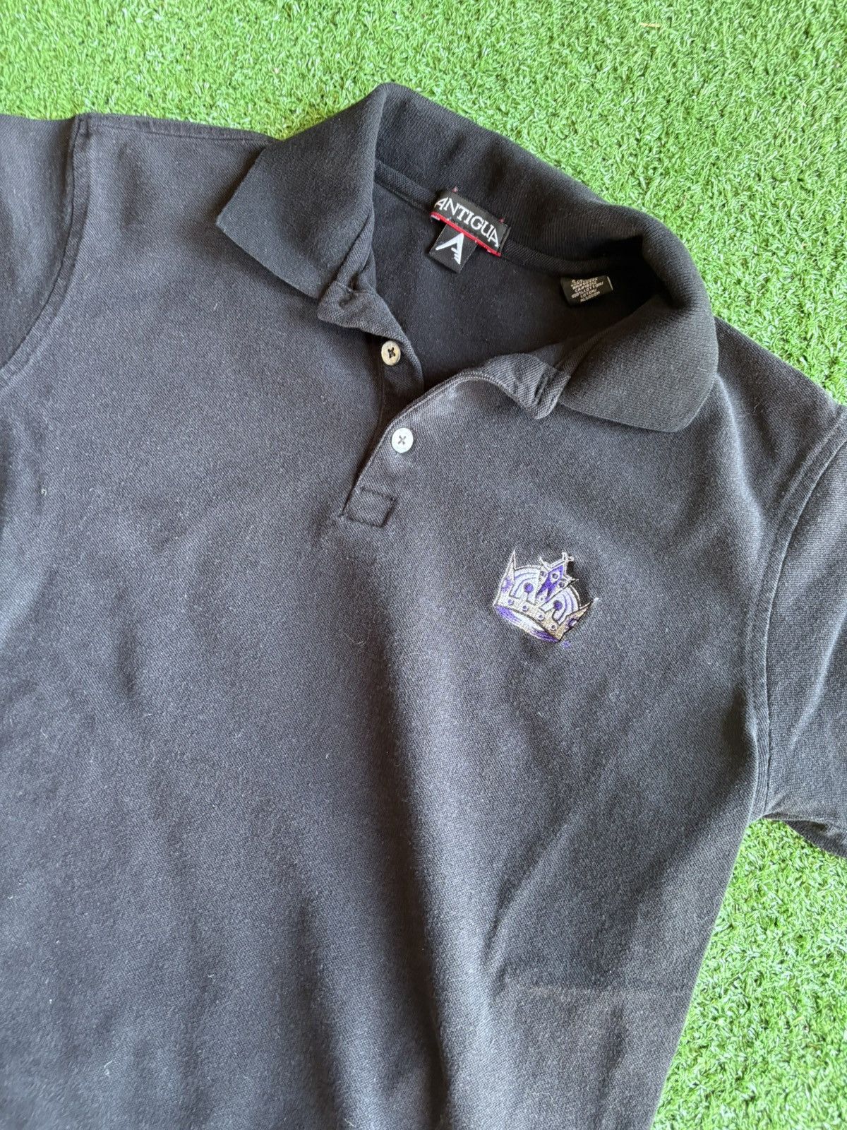 NHL × Vintage Vintage 1990s Los Angeles Kings Antigua polo shirt Size US S / EU 44-46 / 1 - 2 Thumbnail