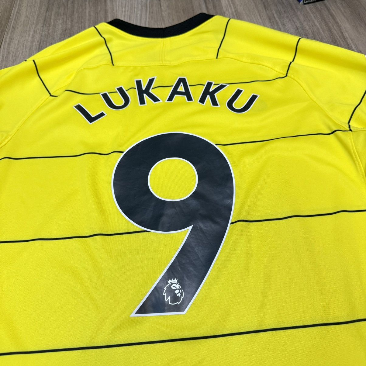 Chelsea Soccer × Nike Chelsea 21/22 away shirt #9 Lukaku Size US L / EU 52-54 / 3 - 4 Thumbnail