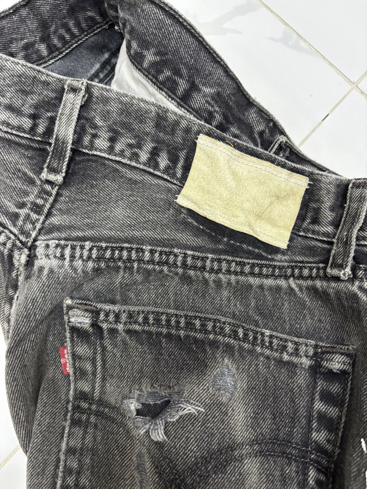 Levi's × Undercover LEVIS 501 THRASHED DISTRESSED DENIM UNDERCOVER STYLE DESIGN Size US 31 - 16 Thumbnail