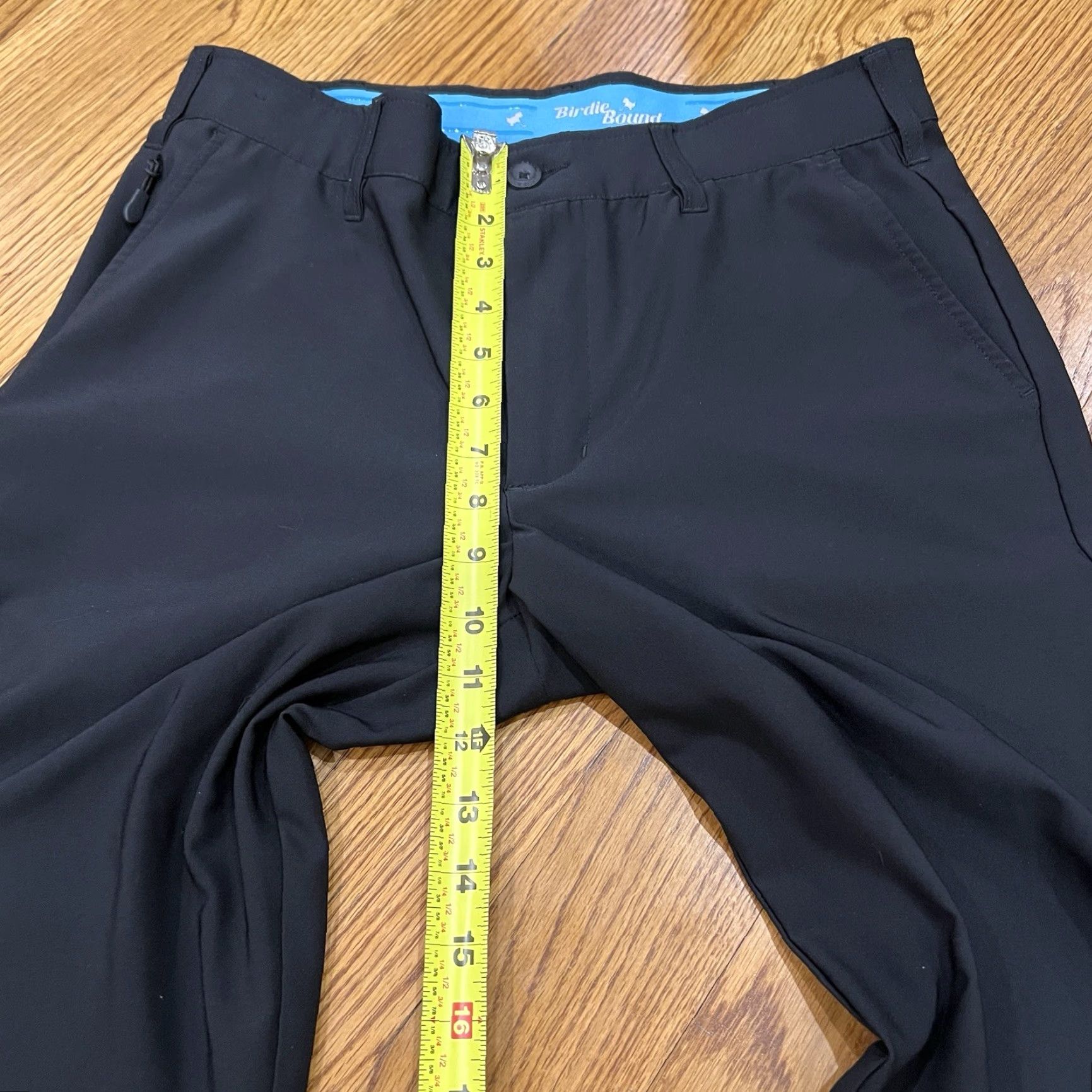 Vintage Birdie Bound Pants Mens 32x32 Black Performance Golf Stretch Lightweight Size US 32 / EU 48 - 6 Thumbnail