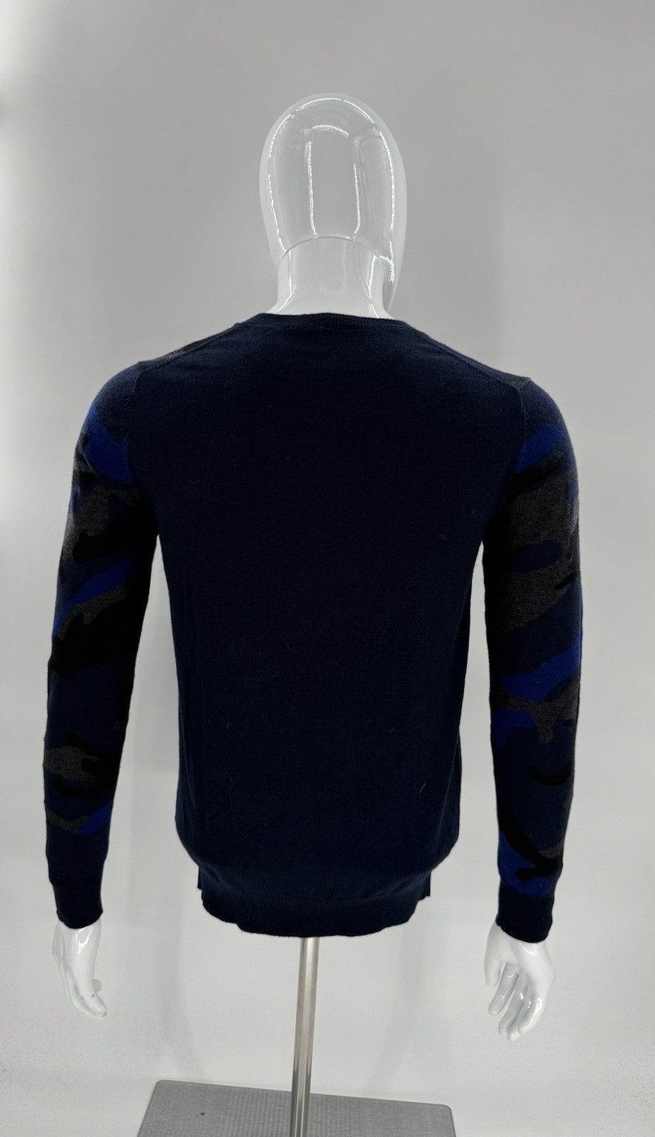 Valentino Valentino Sweater Blue Camo Pullover Men’s Size S Size US S / EU 44-46 / 1 - 5 Thumbnail