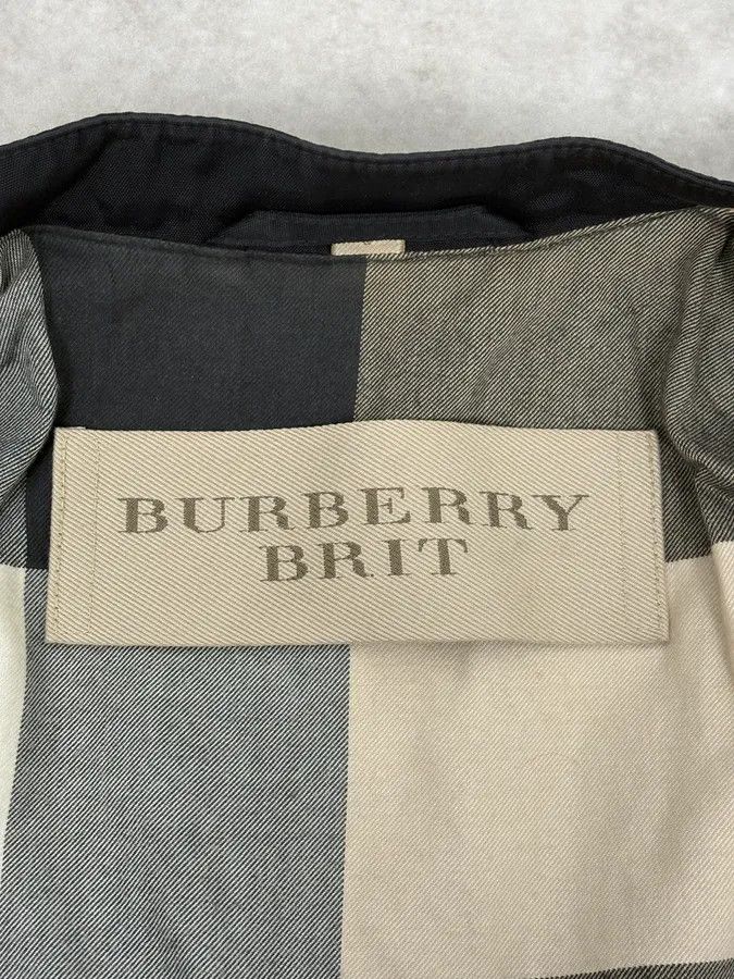 Burberry 2000s Burberry Black Asymmetrical Nylon Biker Jacket Size US M / EU 48-50 / 2 - 11 Thumbnail
