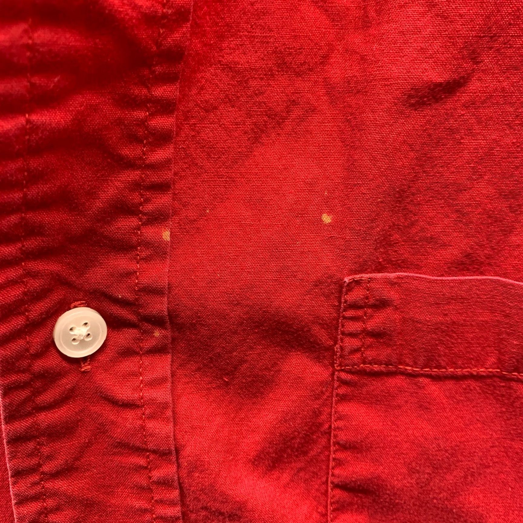 Eddie Bauer Eddie Bauer Shirt Adult Medium Red Outdoor Chino Canvas Casual Mens Fishing Button-Up Short Sleeve Collar Spread Button Size US M / EU 48-50 / 2 - 4 Thumbnail
