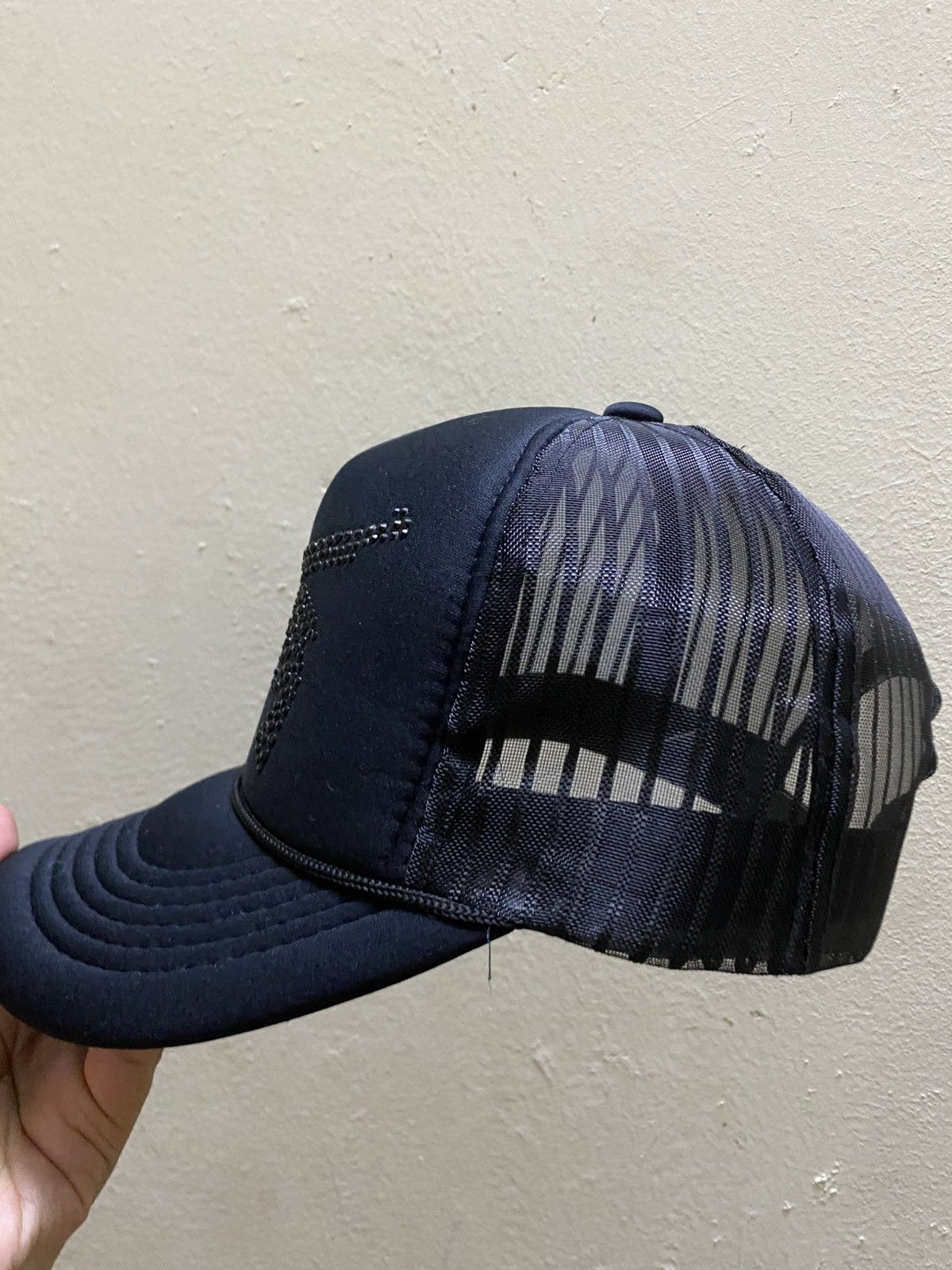 If Six Was Nine Rare Rhinestone Gun Cross Trucker Like ROAR Snapback Hat Size ONE SIZE - 3 Thumbnail