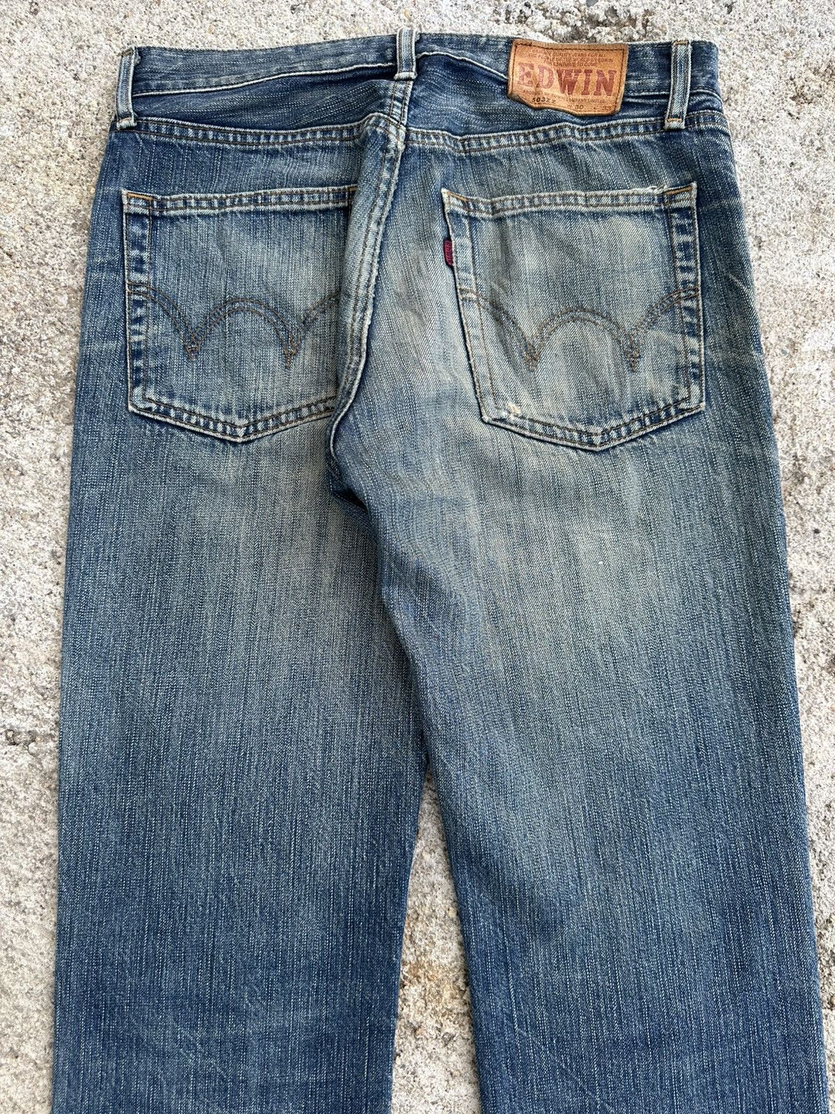Japanese Brand Vintage Edwin 503zz Faded Japanese Denim W30 Size US 30 / EU 46 - 8 Thumbnail