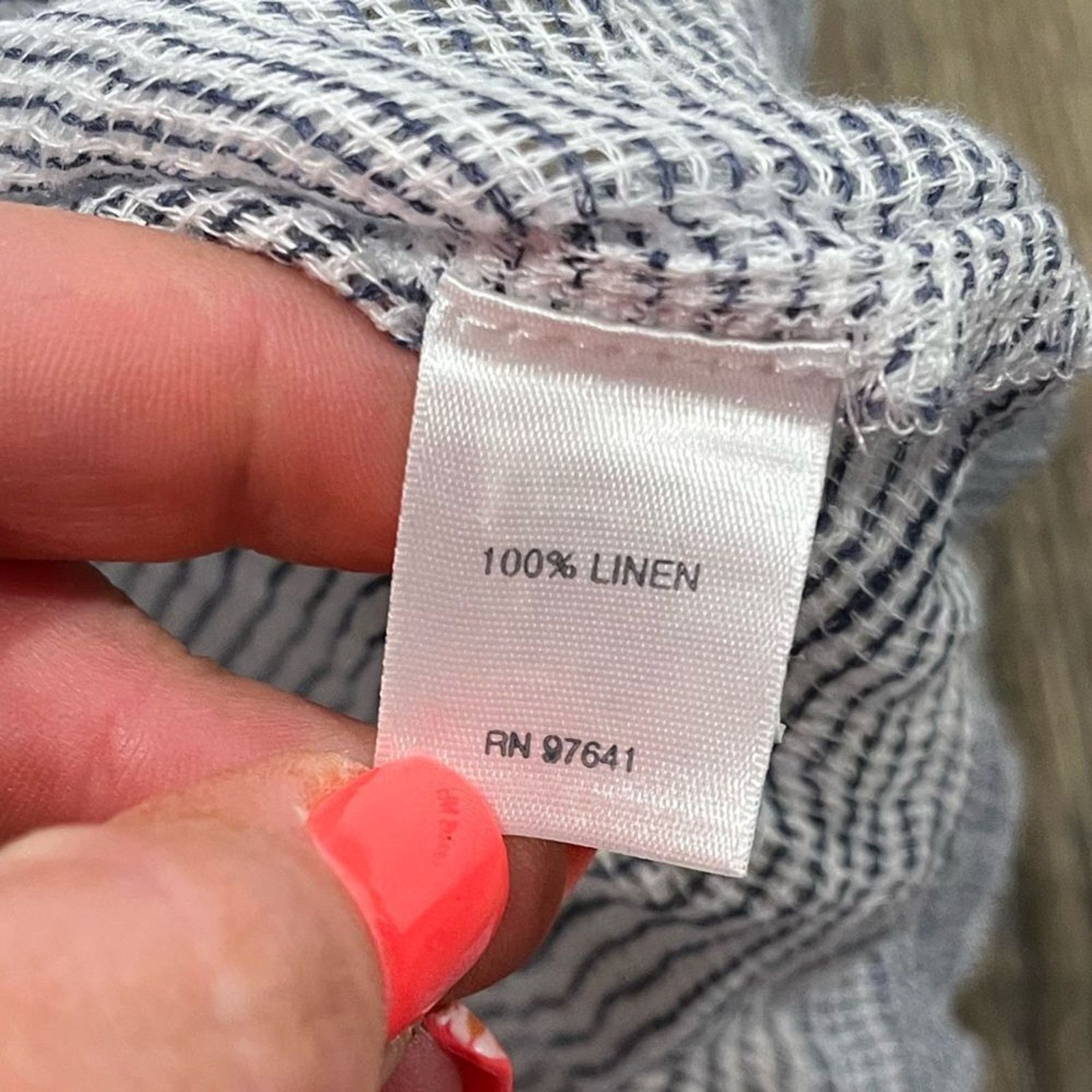 J. Jill NWOT J. Jill Pure Oversized Top Boxy Ombré Blue White Small Size S / US 4 / IT 40 - 4 Thumbnail