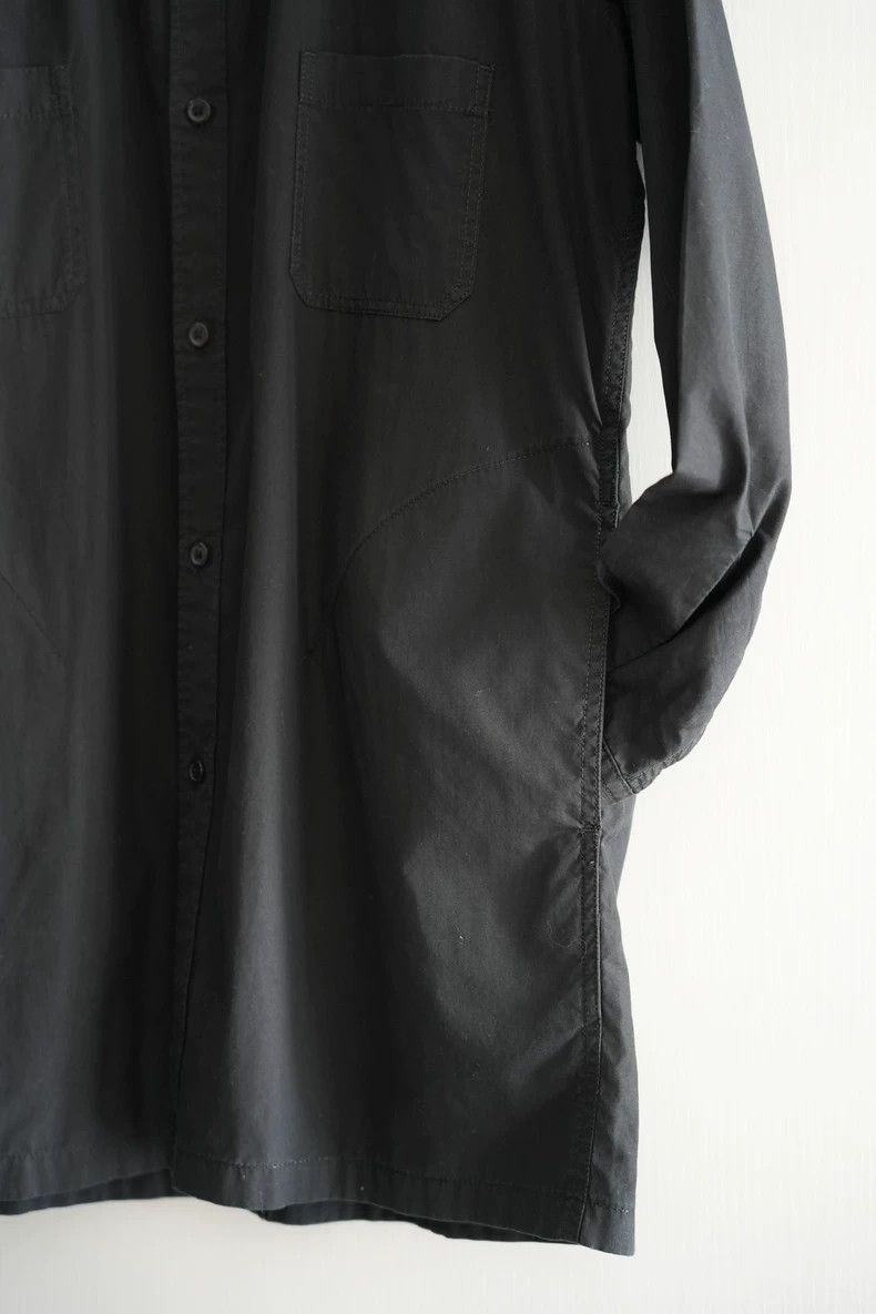 Yohji Yamamoto Yohji Yamamoto 19ss Back Button Black Shirt 2501-Nextarrow Size US L / EU 52-54 / 3 - 4 Thumbnail