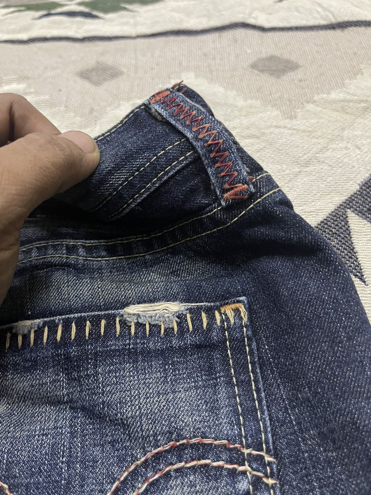 Levi's VINTAGE LEVIS REDLOOP J22 STRAIGHT CUT JEANS MADE IN JAPAN Size US 29 - 17 Thumbnail