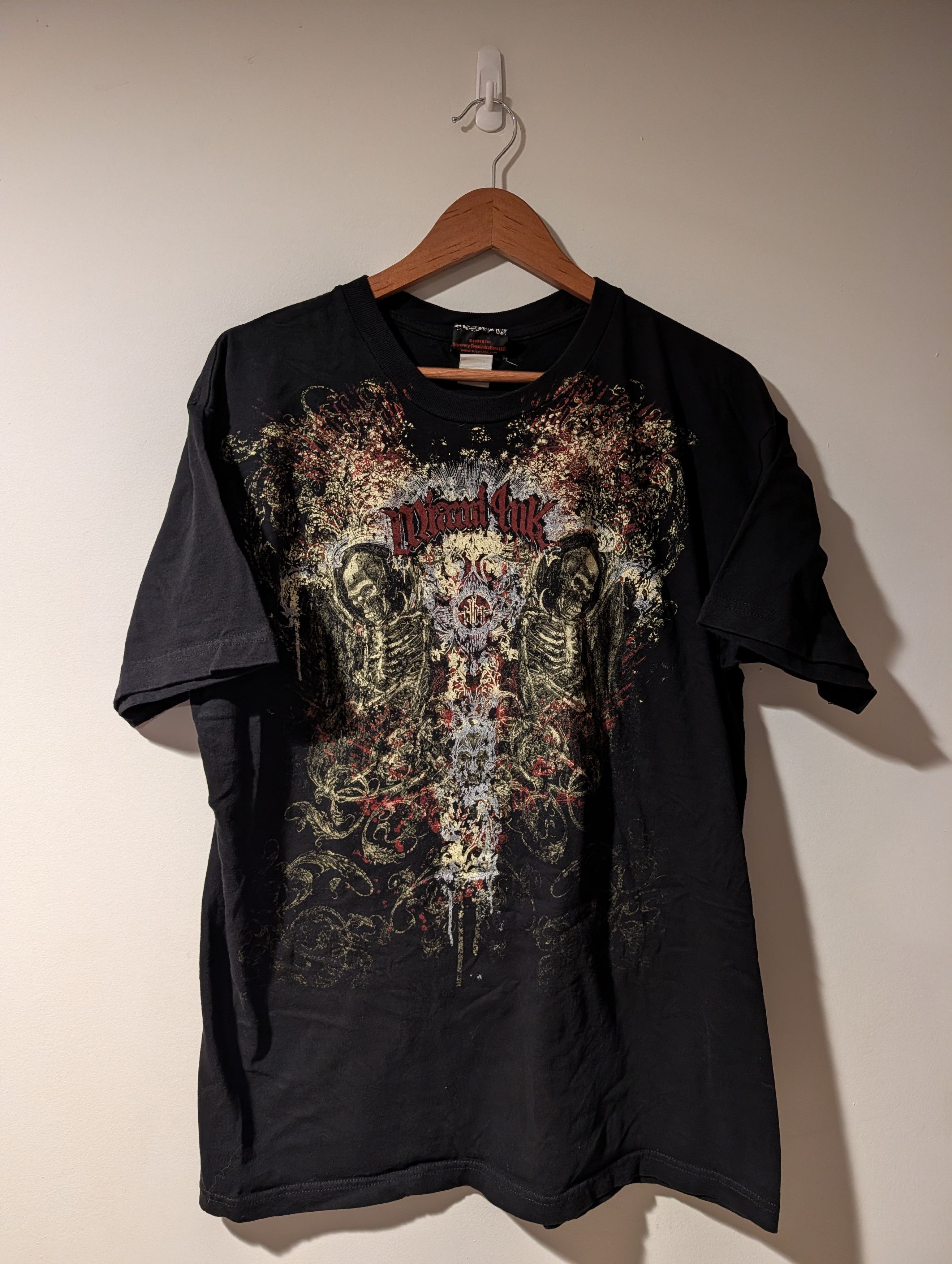 Affliction Vtg Miami Ink Tattoo Graphic T-Shirt XL Streetwear 2008 Size US XL / EU 56 / 4 - 1 Thumbnail