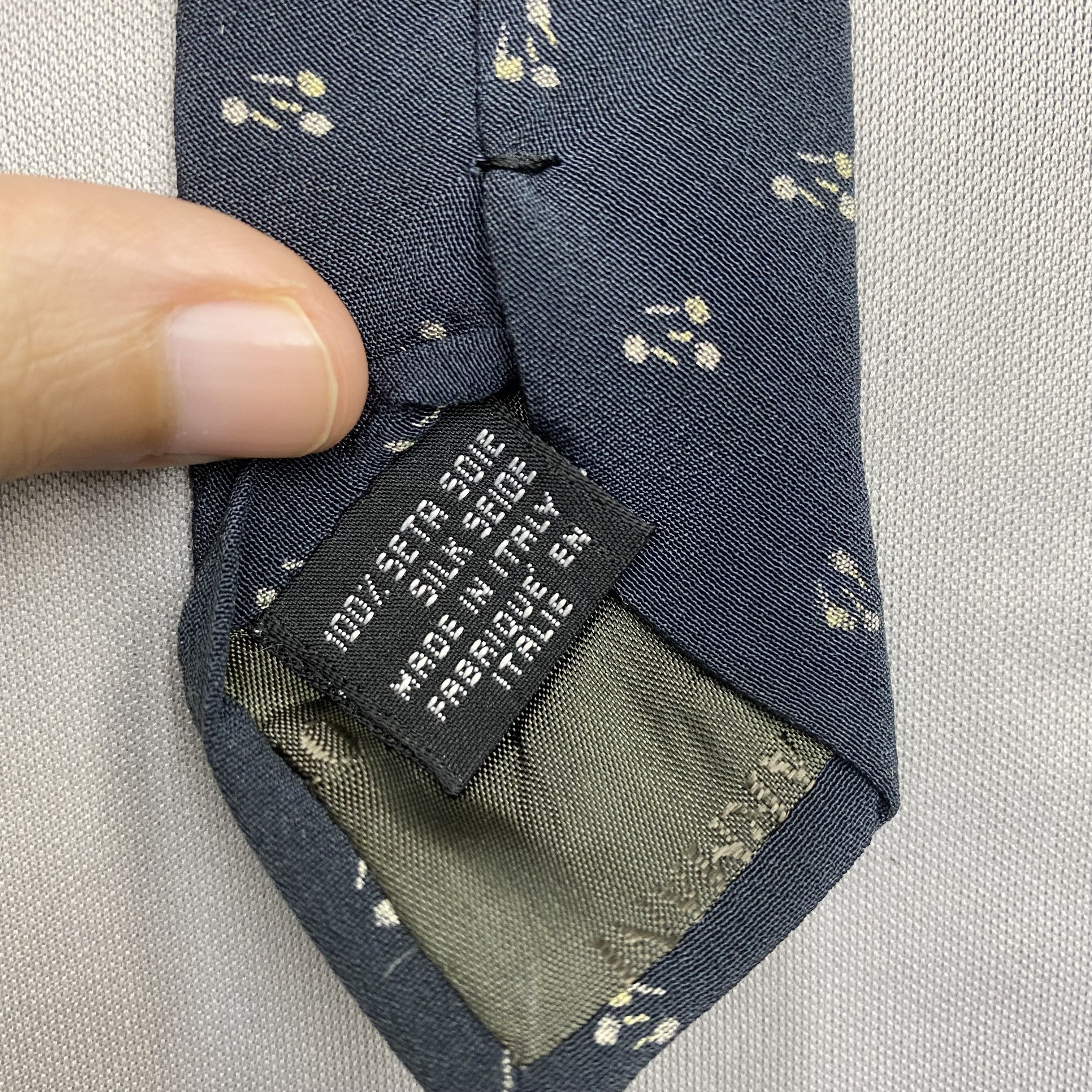 Giorgio Armani Vintage Giorgio Armani SILK Necktie Cravate Pure Silk Size ONE SIZE - 7 Thumbnail