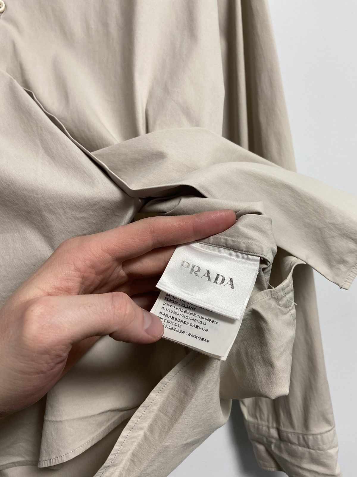 Prada Prada Milano Button Up Shirt Size US L / EU 52-54 / 3 - 8 Thumbnail