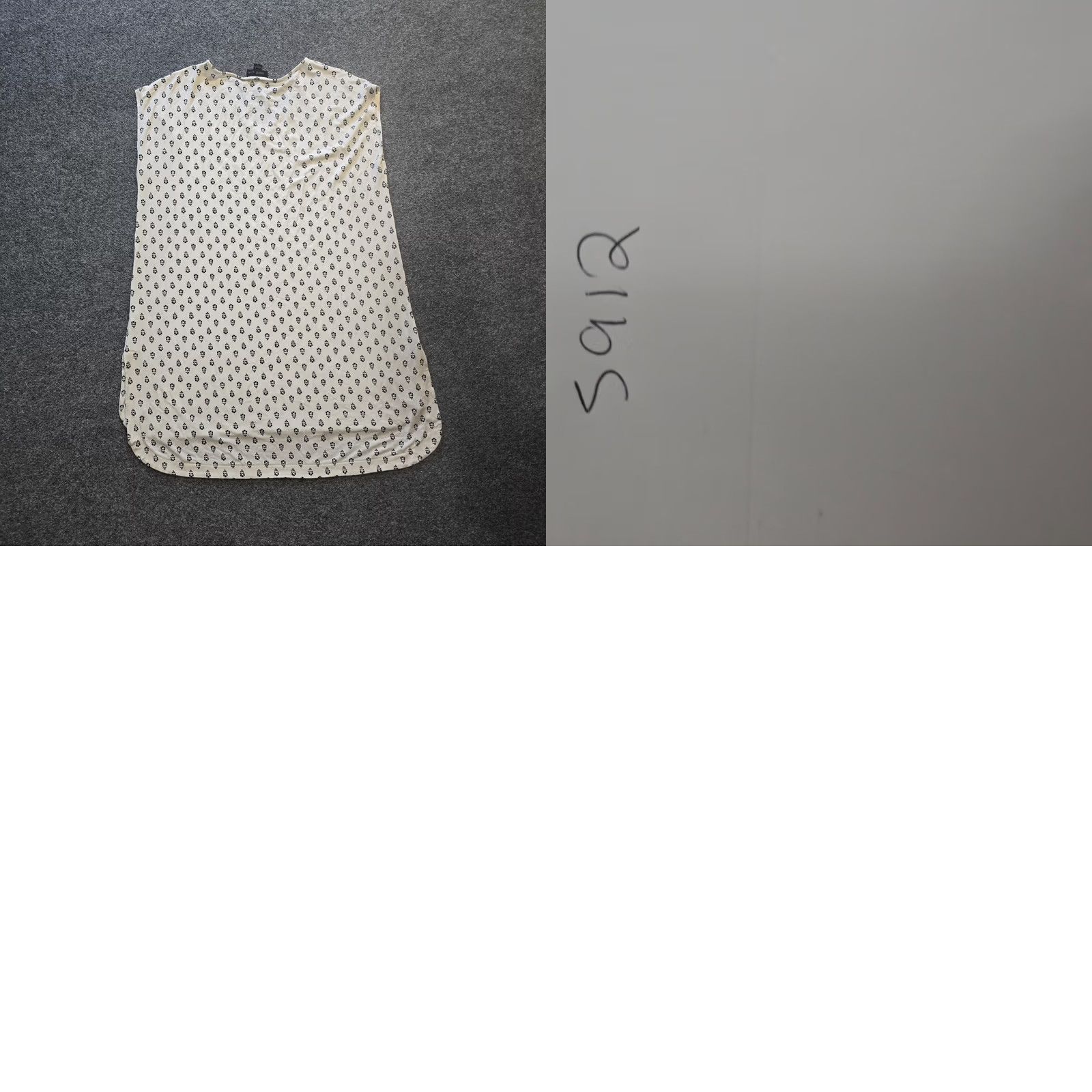 J. Jill J. Jill Top Shirt Womens Small White Floral Tunic Short Sleeve Wearever Casual Capsule Spring Summer Stretch Regular VINTAGE? Size S / US 4 / IT 40 - 8 Thumbnail