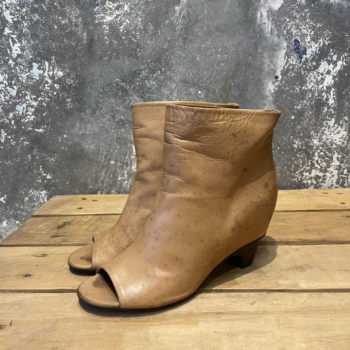 Maison Margiela Maison Martin Margiela Open Toe Peep Ankle Boots Size US 6 / IT 36 - 4 Thumbnail