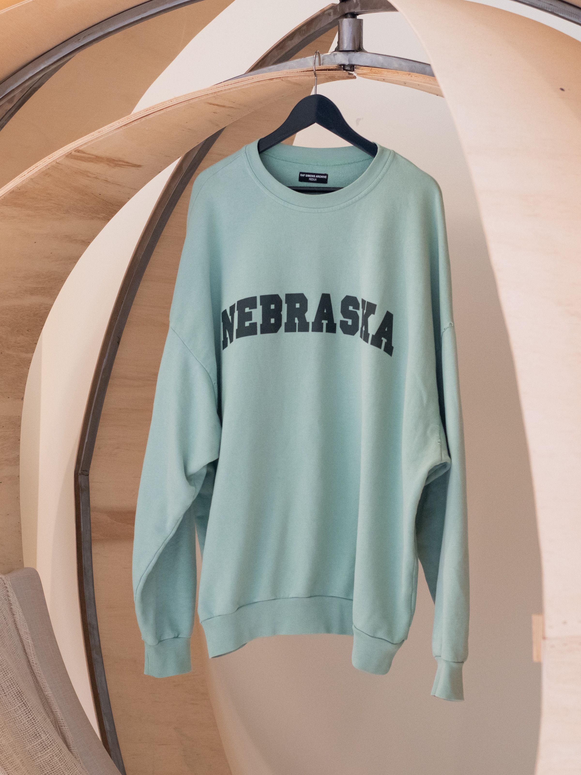 image of Raf Simons Nebraska Sweater in Mint, Men's (Size Medium)
