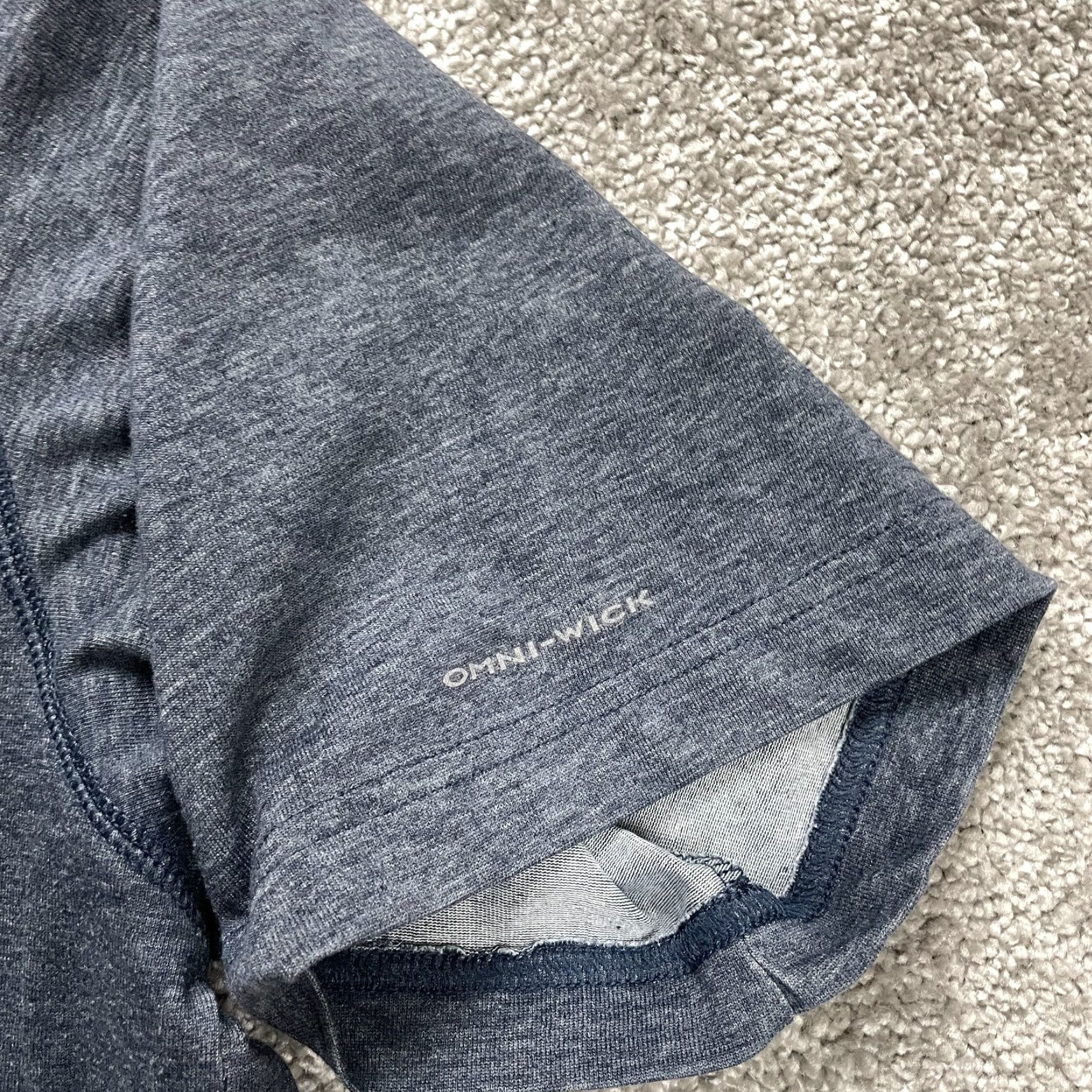 Vintage Columbia T-Shirt Mens XL Gray Crew Neck Short Sleeve Omni Wick Activewear Shirt Size US XL / EU 56 / 4 - 3 Thumbnail