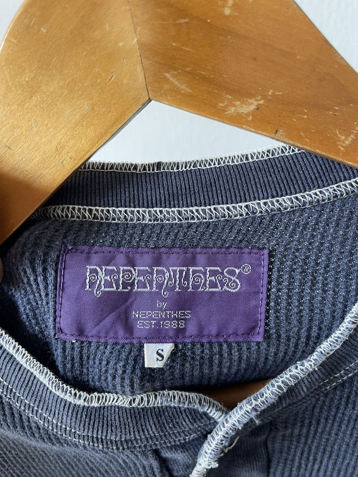 Needles Nepenthes Purple Label Waffle Tee 10 Size US M / EU 48-50 / 2 - 6 Thumbnail