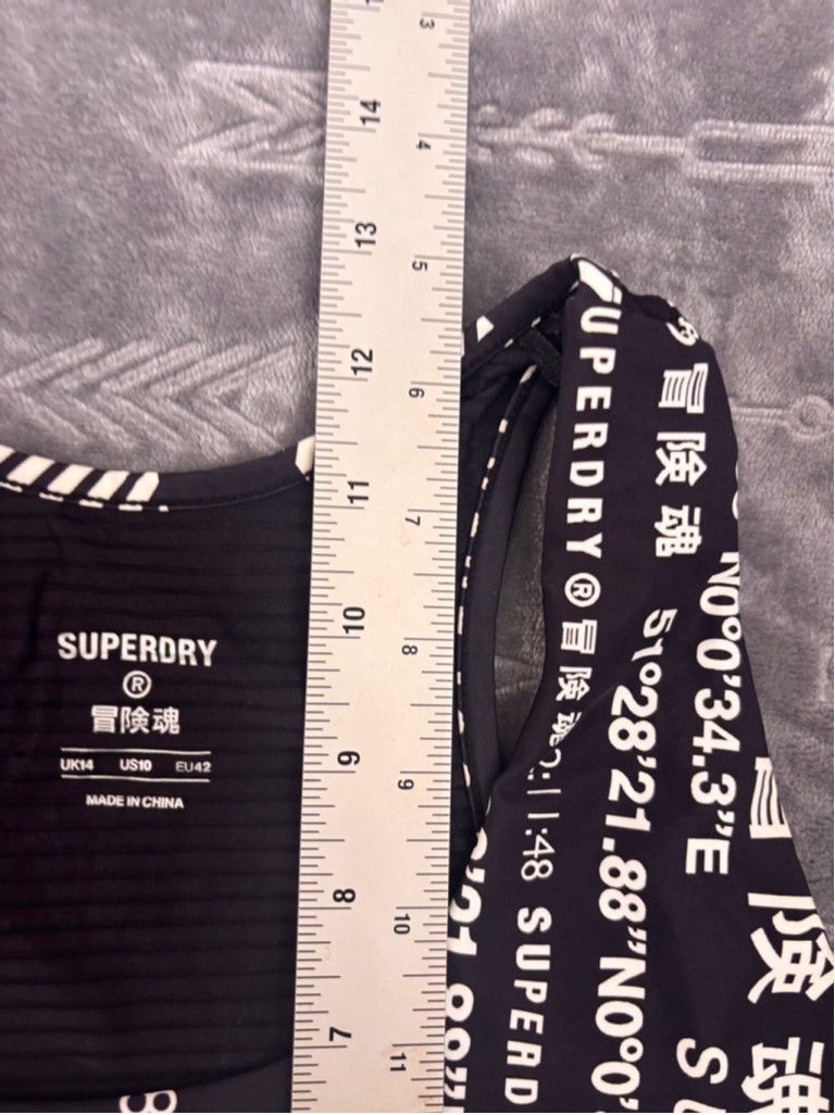 Superdry Women's Superdry Sports Bra Medium Black Size ONE SIZE - 7 Thumbnail