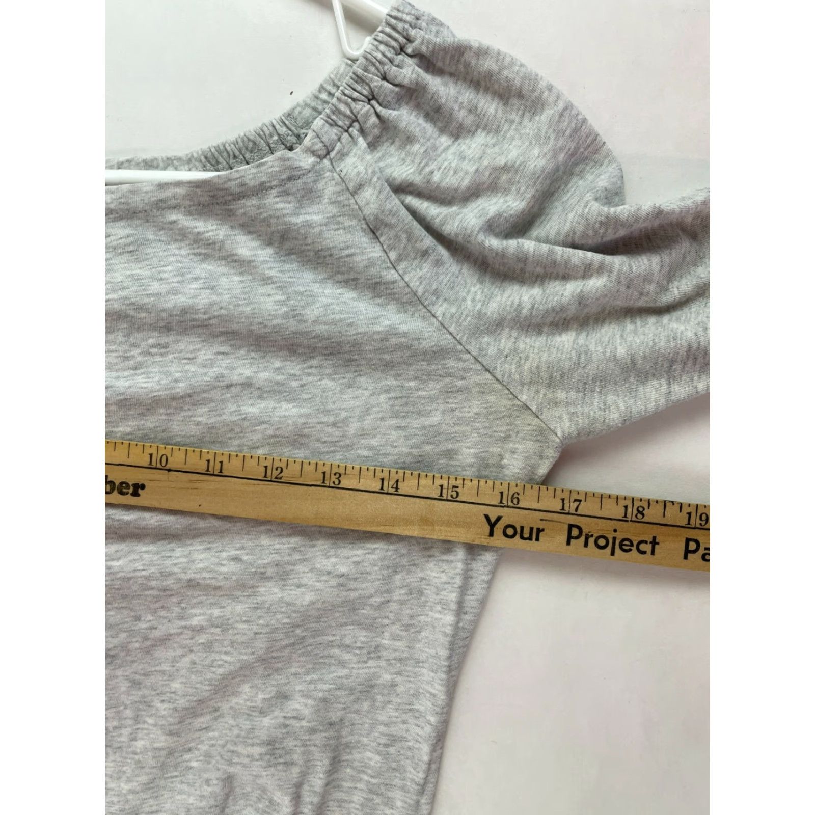 Gap Gap Shirt Women's XS Gray Off Shoulder Long Sleeve Bell Casual Size XS / US 0-2 / IT 36-38 - 4 Thumbnail