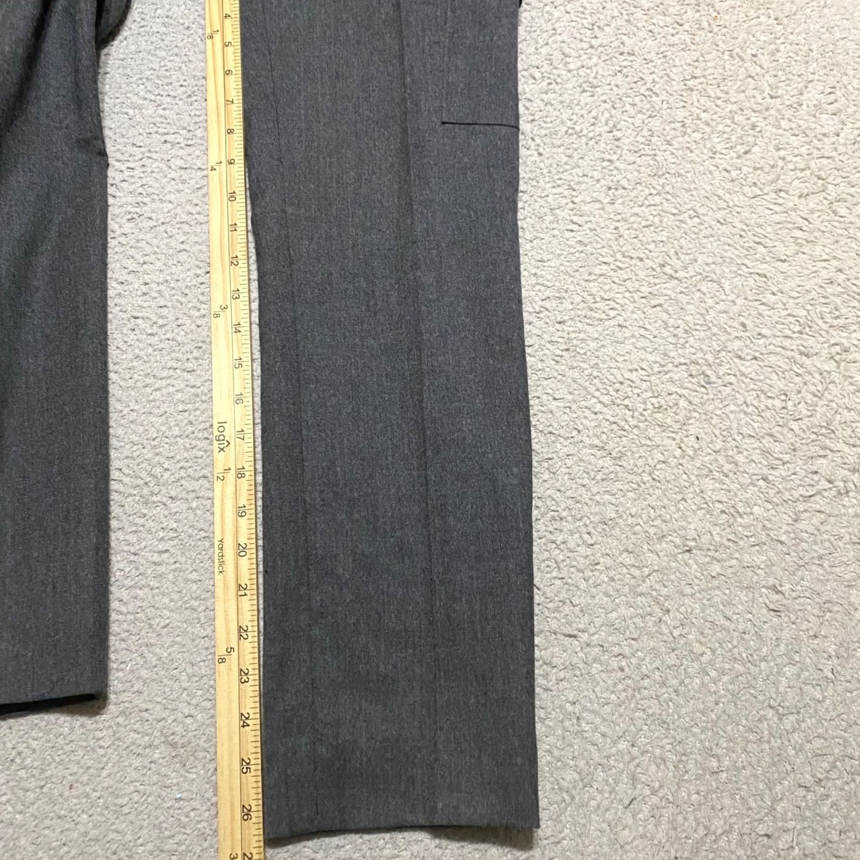 Talbots Talbots Womens 2P Dress Pants Solid Gray Signature Straight Lined Cargo Business Size 26" / US 2 / IT 38 - 6 Thumbnail