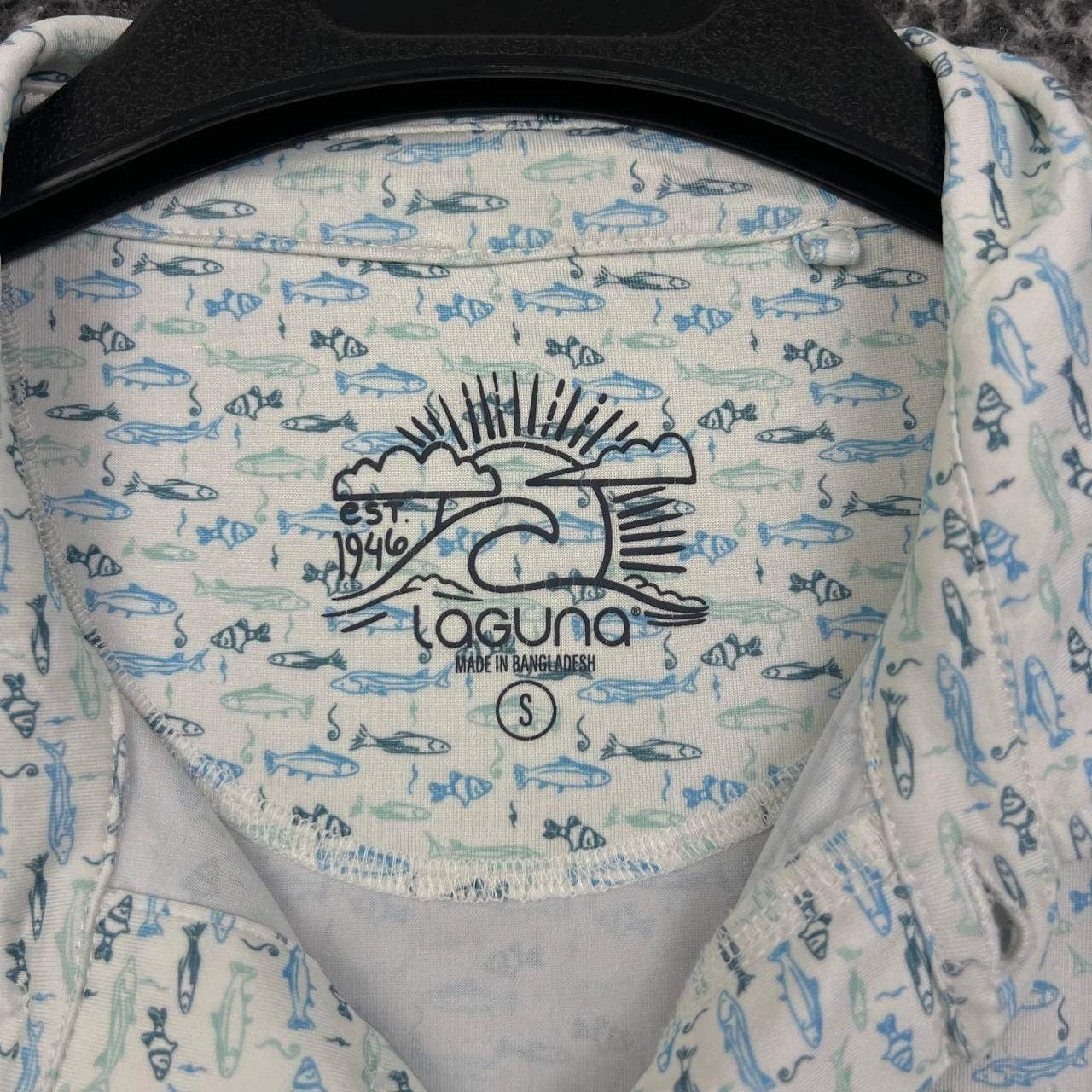 Other Laguna Golf Polo Shirt Men Fish Print Performance Collared S Size US S / EU 44-46 / 1 - 4 Thumbnail