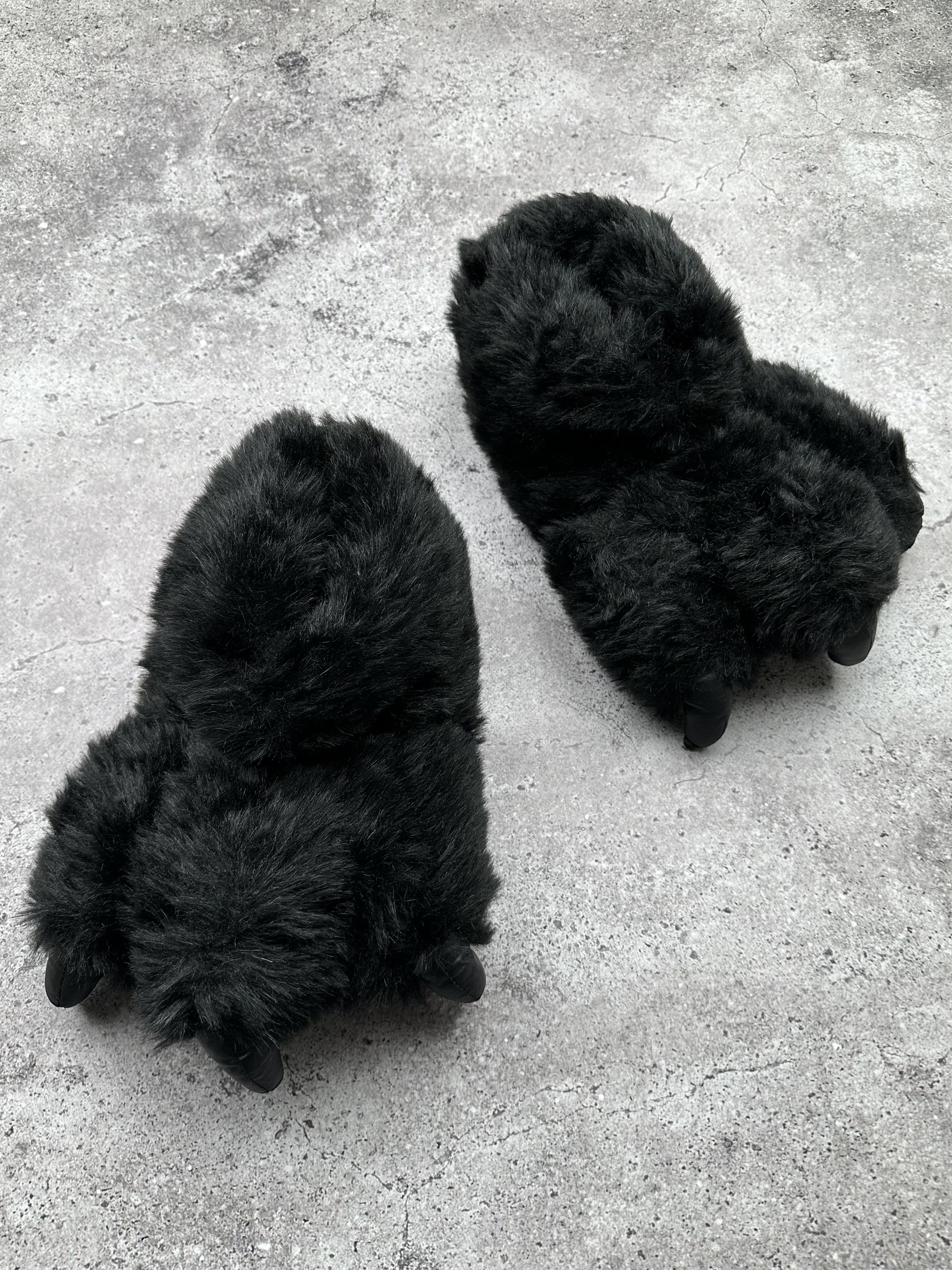 Vintage Vintage Faux Fur Shoes C307(V371) Size US 9.5 / EU 42-43 - 1 Thumbnail