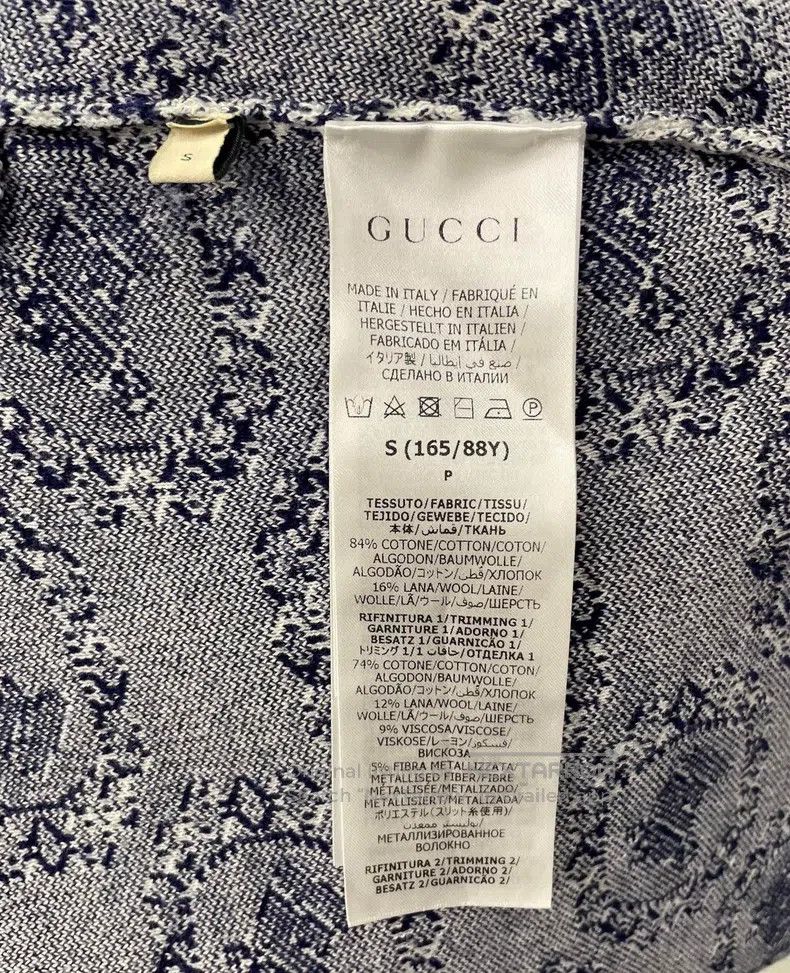 Gucci Gucci Animal pattern knitted short-sleeved polo shirt Size S / US 4 / IT 40 - 6 Thumbnail
