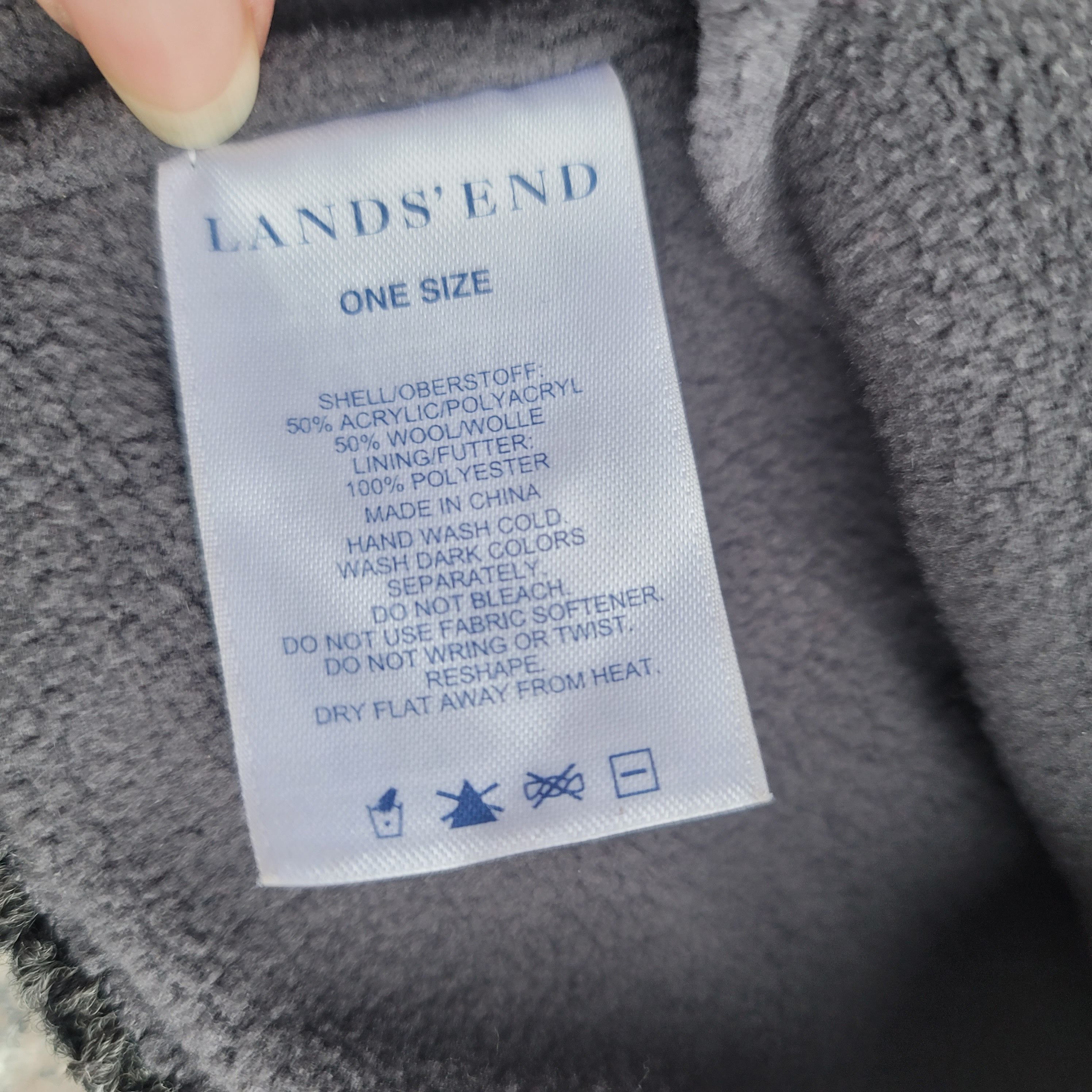 Lands' End Vintage Lands 'End nordic beanie hat Size ONE SIZE - 6 Thumbnail