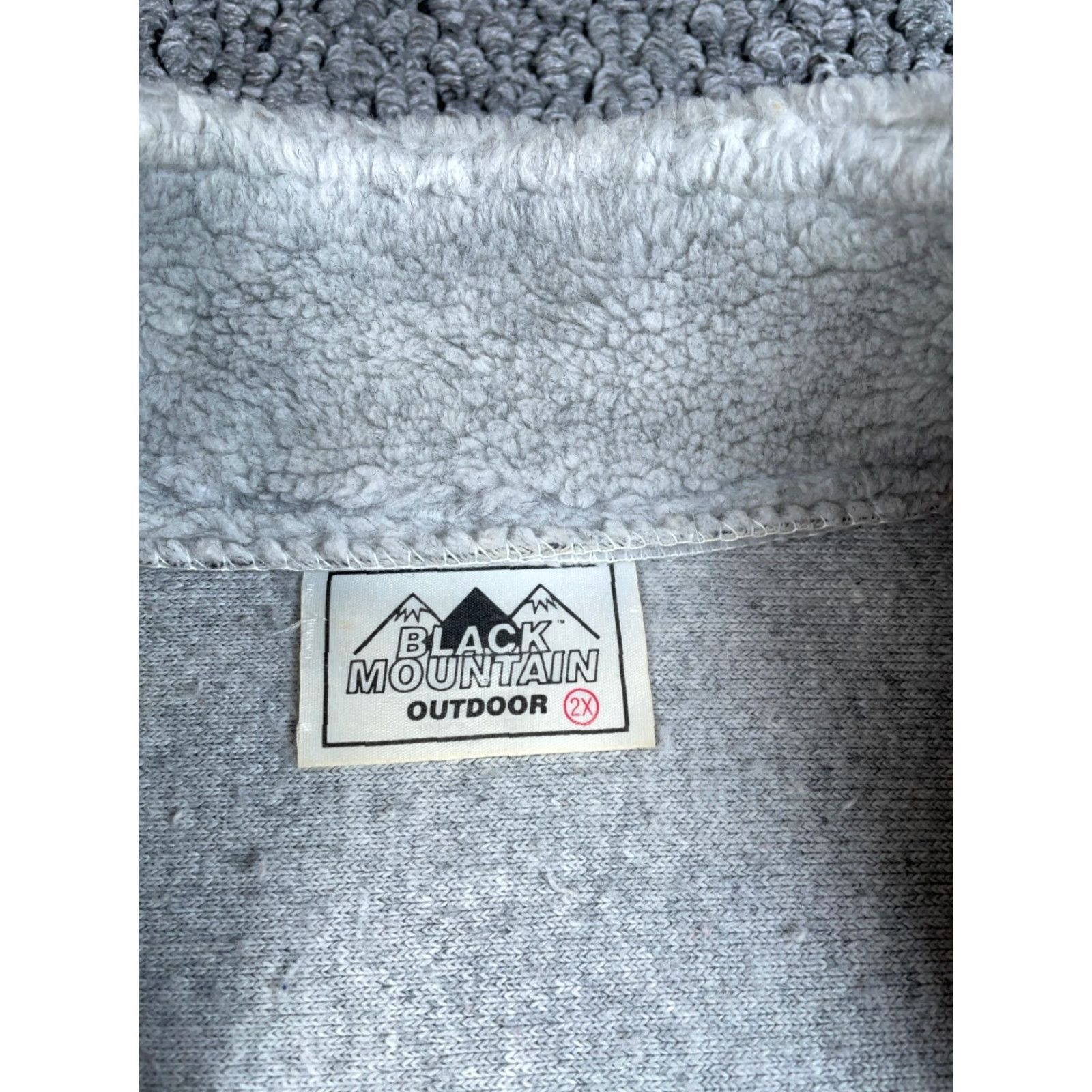 Vintage Vintage Black Mountain VTG 2X Gray Deer Pattern Deep Fleece Jacket Adult Women Outdoor Outdoor Gray Pattern Deer Black Mountain VTG 2X Size XXL / US 16-18 / IT 52-54 - 3 Thumbnail