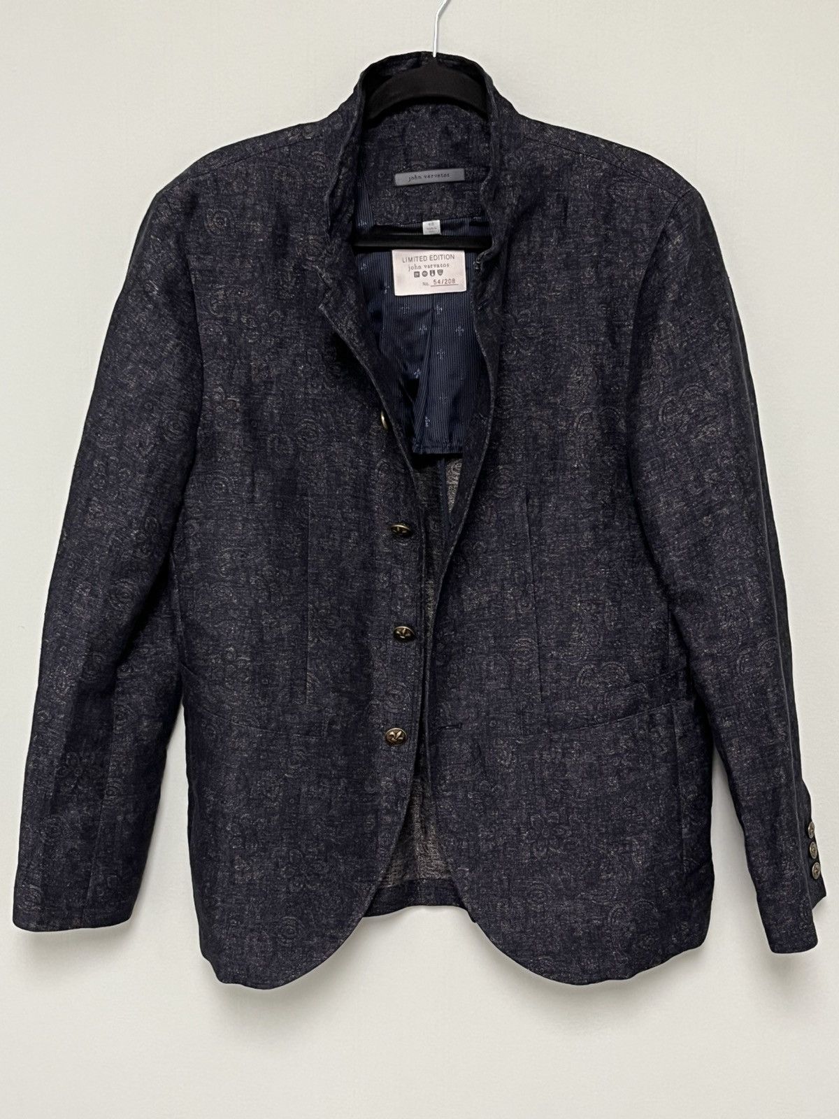 John Varvatos Floral Jacquard jacket. Size EU 48 US 38 Size US M / EU 48-50 / 2 - 8 Thumbnail