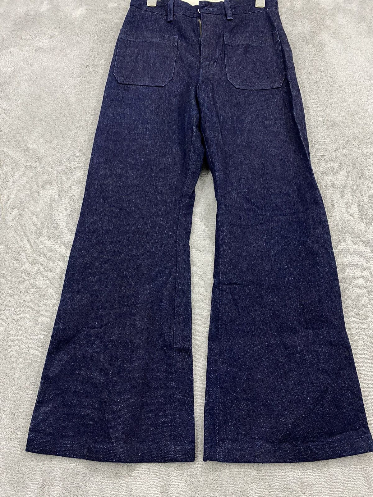 Vintage JAPANESE BRAND SEA BOOTCUT BLIE DENIM SELVEDGE Size US 26 / EU 42 - 2 Thumbnail