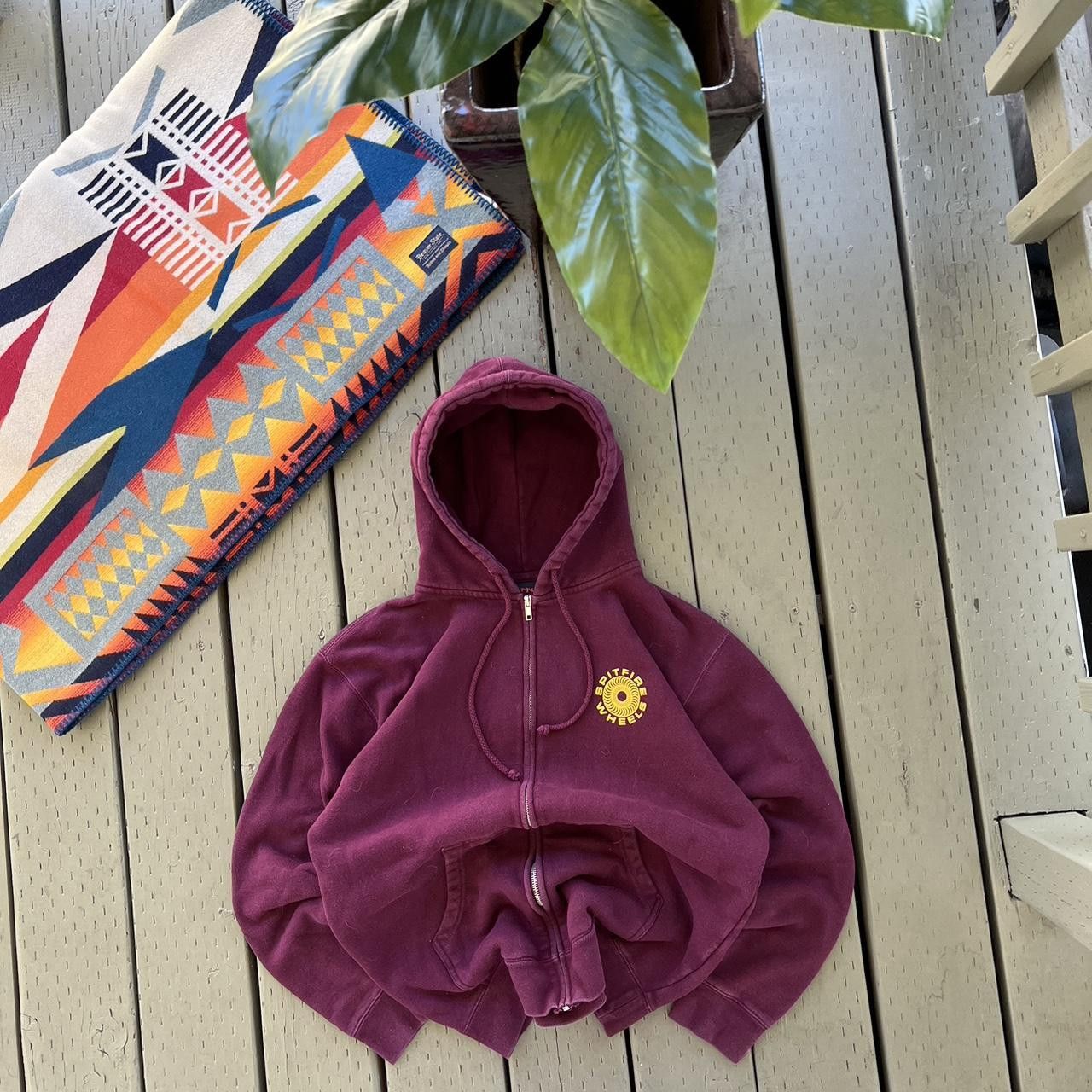 Spitfire Vintage Y2K Spitfire Skateboards Hoodie Size M Size US M / EU 48-50 / 2 - 2 Thumbnail