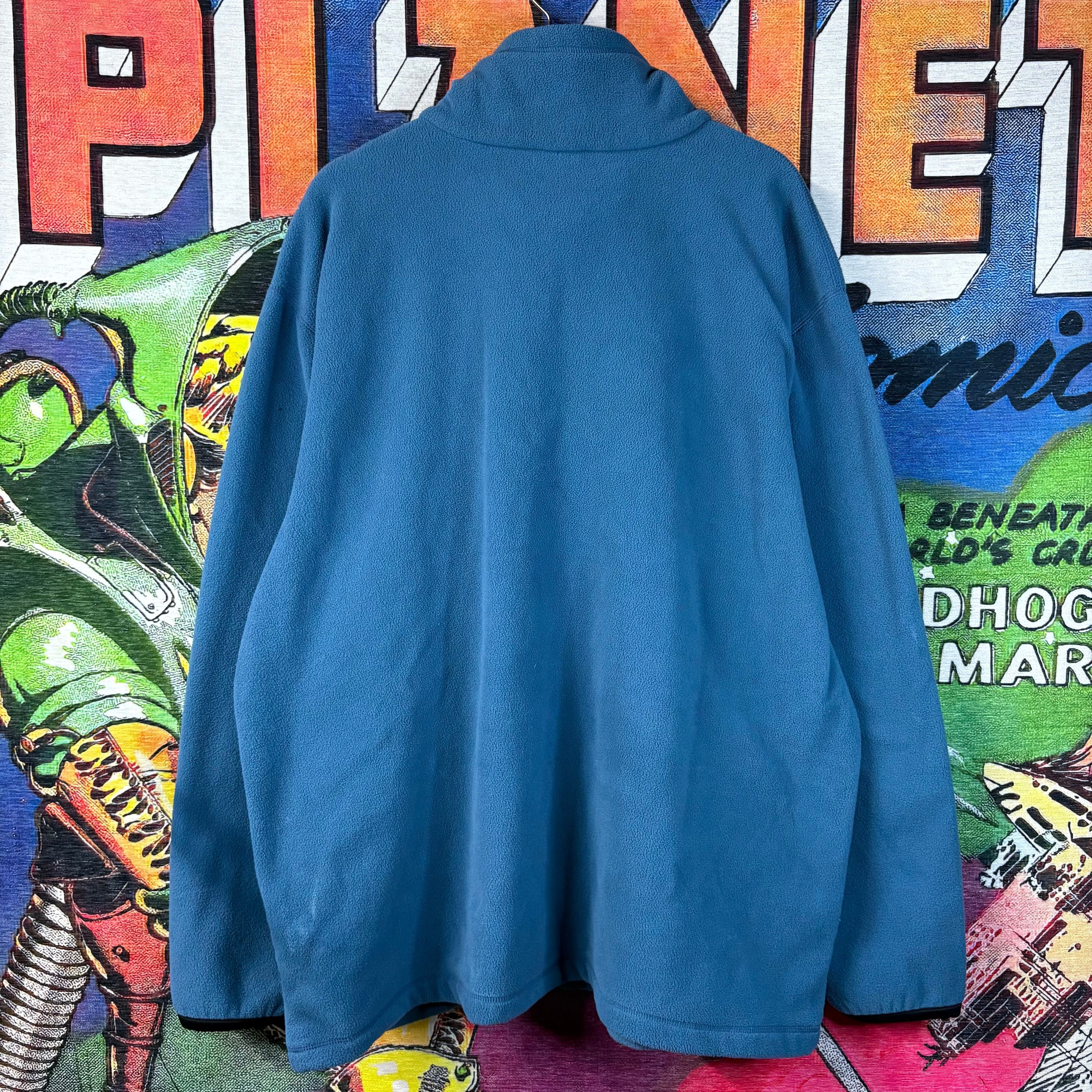 Oakley Y2K Oakley Software Blue Fleece Quarter Zip Size 2XL Size US XXL / EU 58 / 5 - 2 Thumbnail