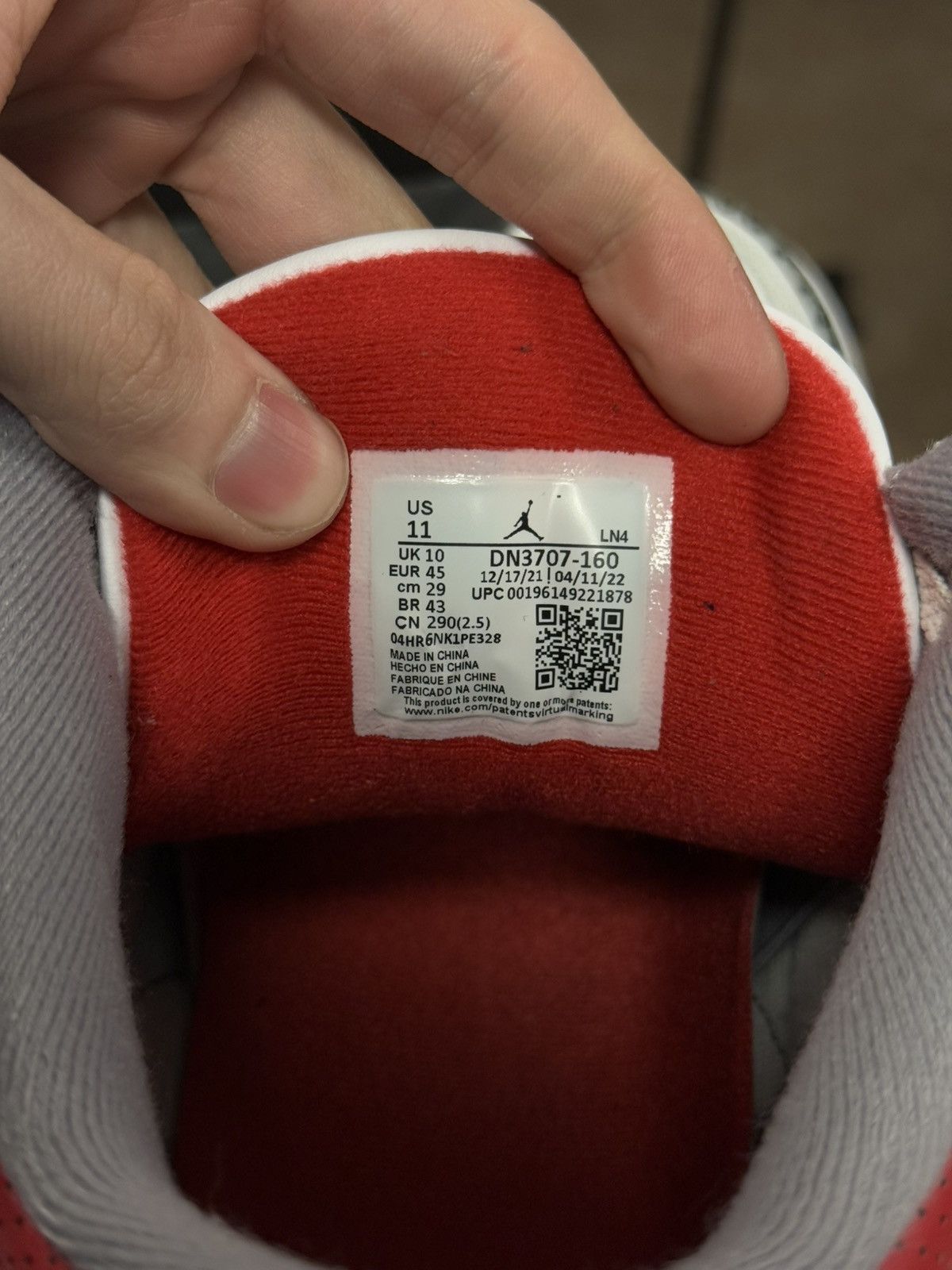 Jordan Brand × Nike Jordan 3 Fire Red Size 11 (DN3707-160) 🧼 W/ BOX Size US 11 / EU 44 - 13 Thumbnail
