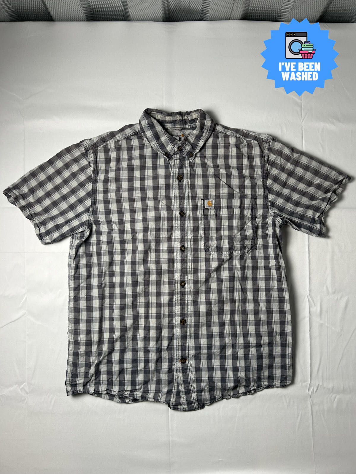 Carhartt Carhartt Pocket Shirt Heavyweight Overshirt Workwear Plaid Size US L / EU 52-54 / 3 - 1 Thumbnail