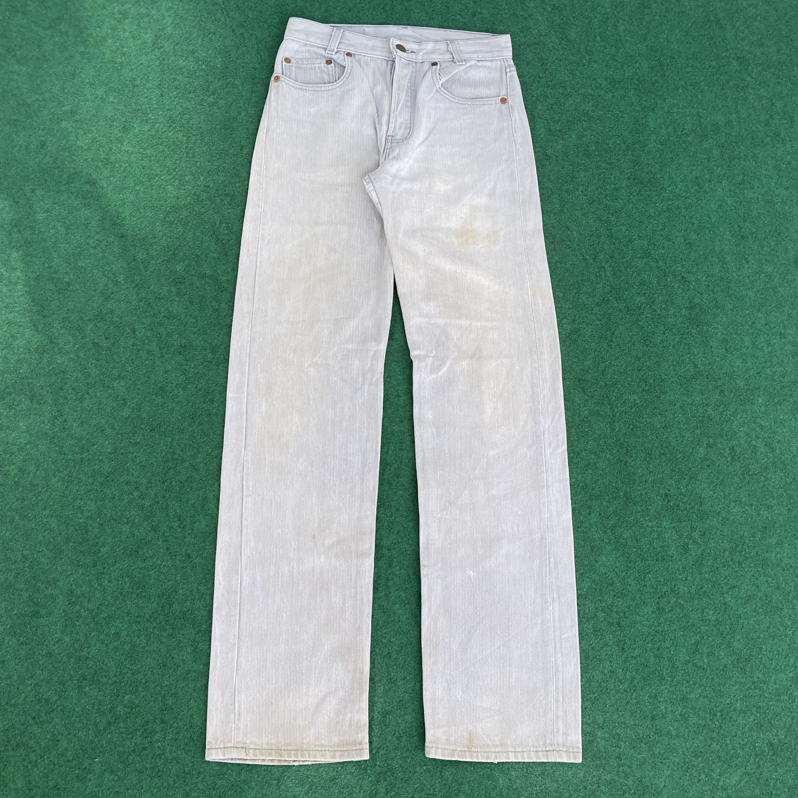 Levi's × Vintage Vtg Levis 701 Button Fly Sz 26 Denim Jeans Size US 26 / EU 42 - 1 Thumbnail