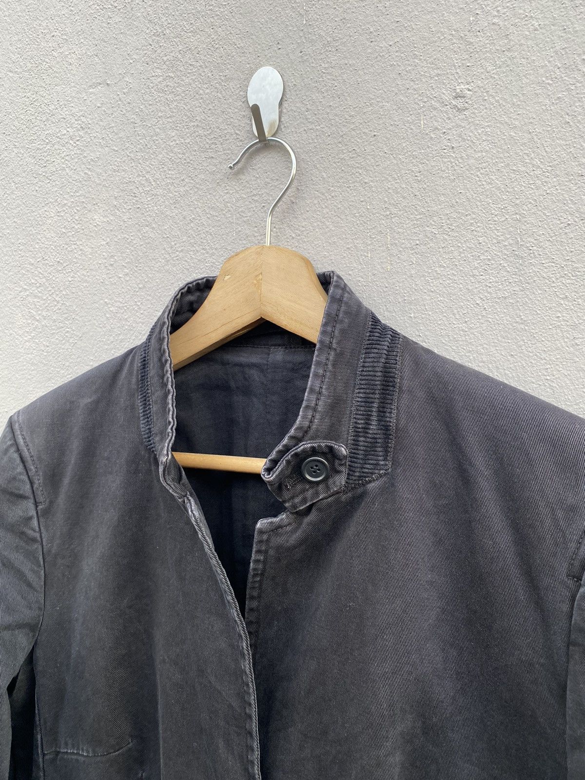Designer × Neil Barrett 🔥Neil Barrett Faded Biker Jacket “Made in ITALY 🇮🇹” Size M / US 6-8 / IT 42-44 - 2 Thumbnail