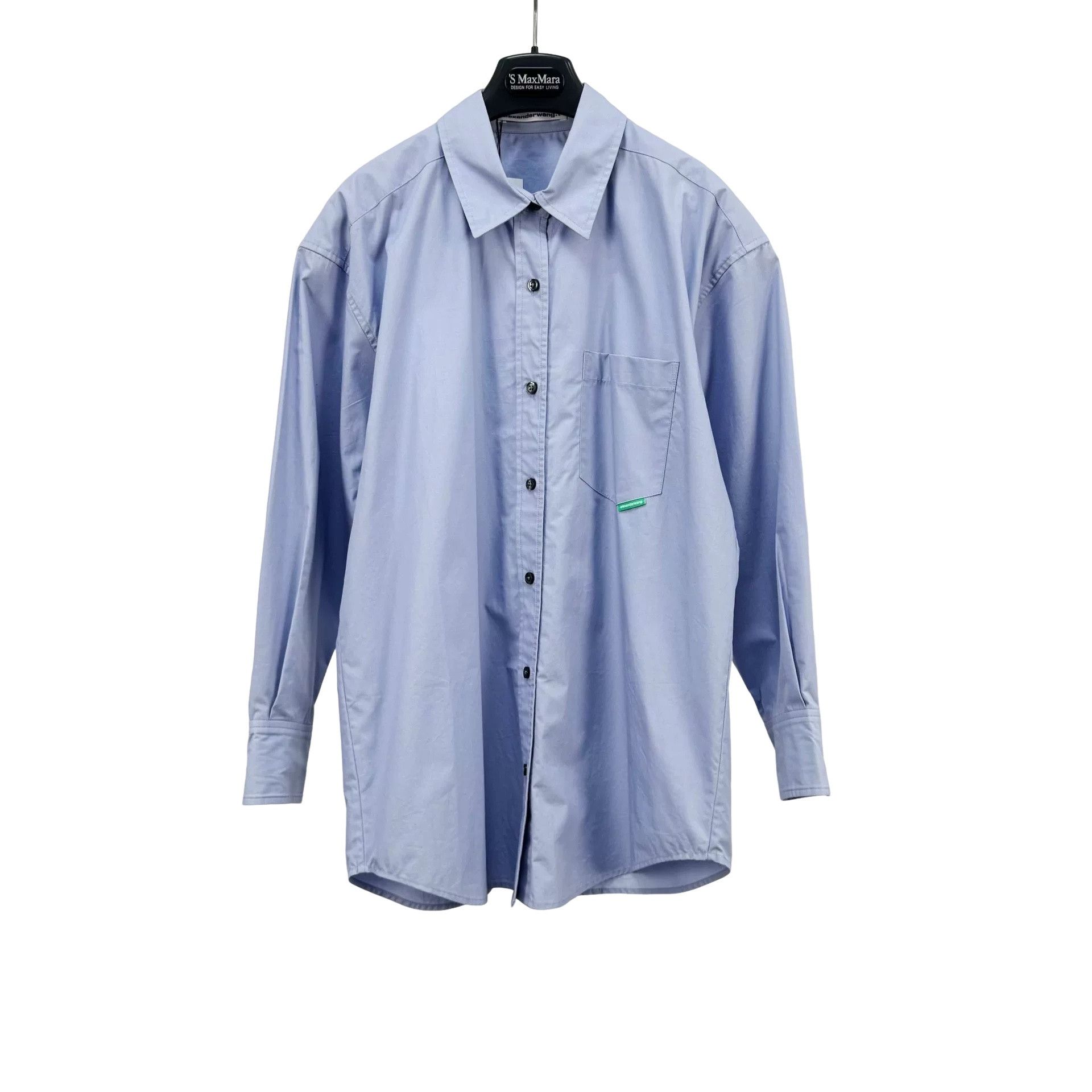 Alexander Wang Alexander Wang Pocket Logo Button Up Shirt Size XS Size US XS / EU 42 / 0 - 1 Thumbnail