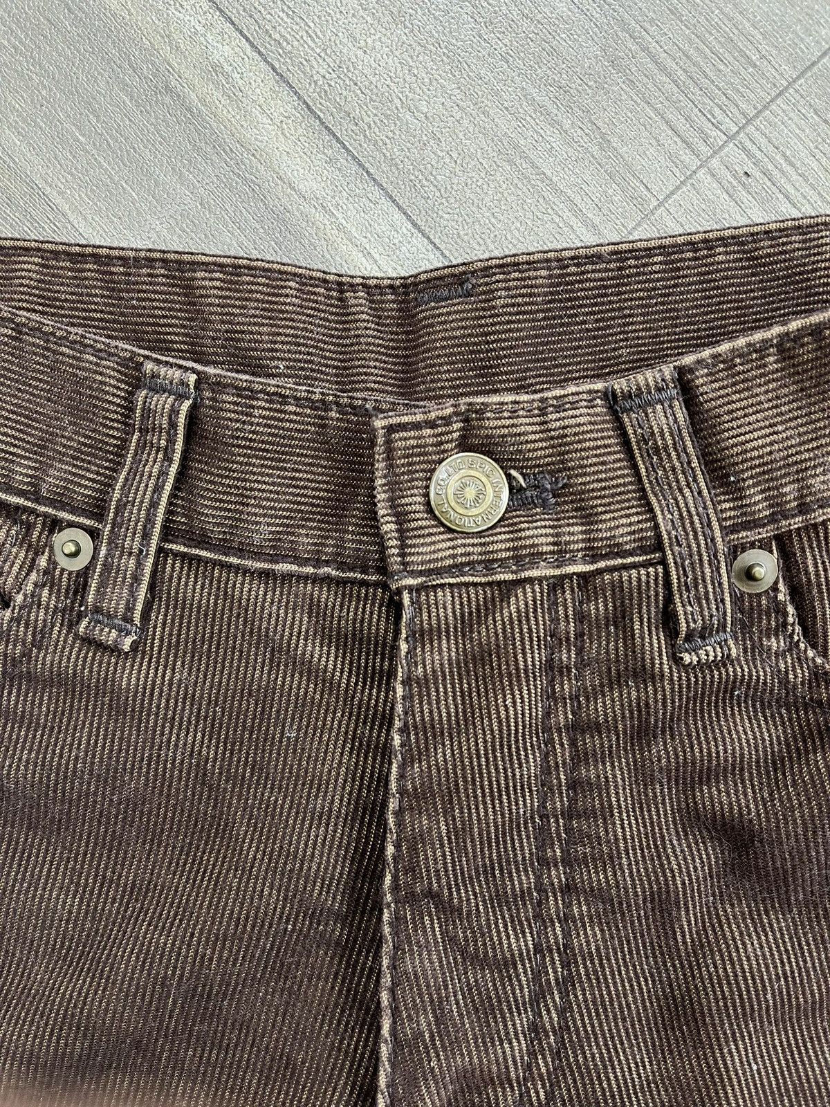 Tornado Mart 2000s Tornado Mart Japan Brown Lgb Ifsixwasnine Flared Jeans Size US 27 - 7 Thumbnail