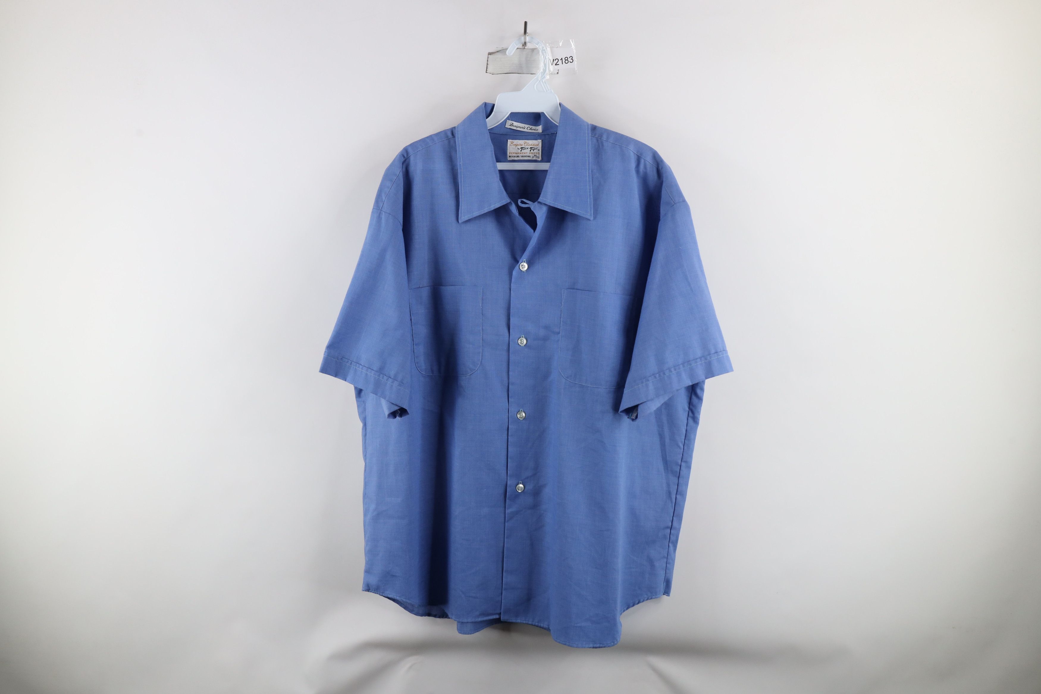 Vintage Vintage 50s 60s Streetwear Short Sleeve Button Shirt USA Size US XL / EU 56 / 4 - 1 Thumbnail