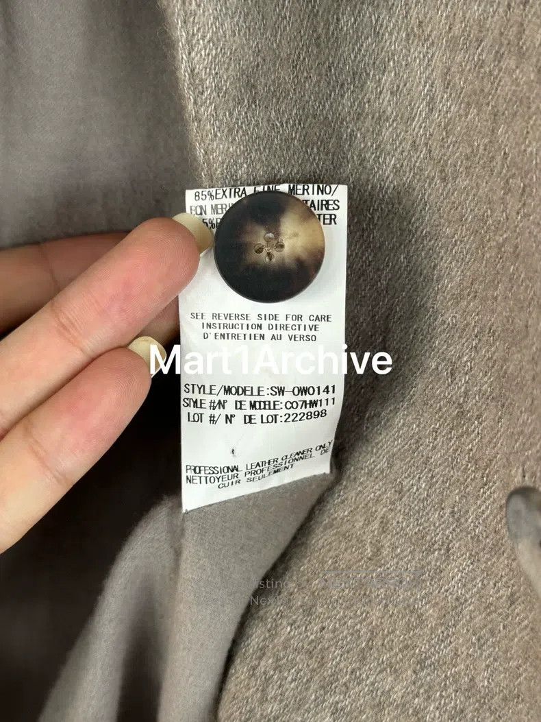 Helmut Lang HELMUT LANG Leather Sleeve Detachable Tailored Trench Coat Size S / US 4 / IT 40 - 7 Thumbnail