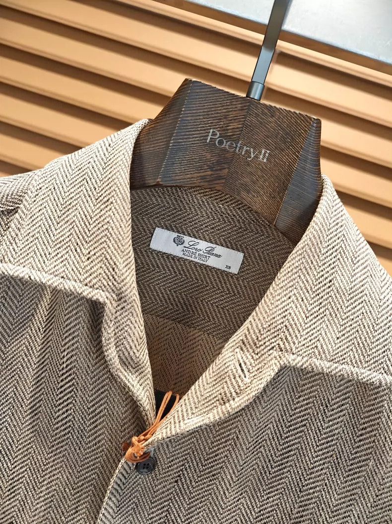 Loro Piana LORO PIANA Men's linen shirts Size US XS / EU 42 / 0 - 5 Thumbnail