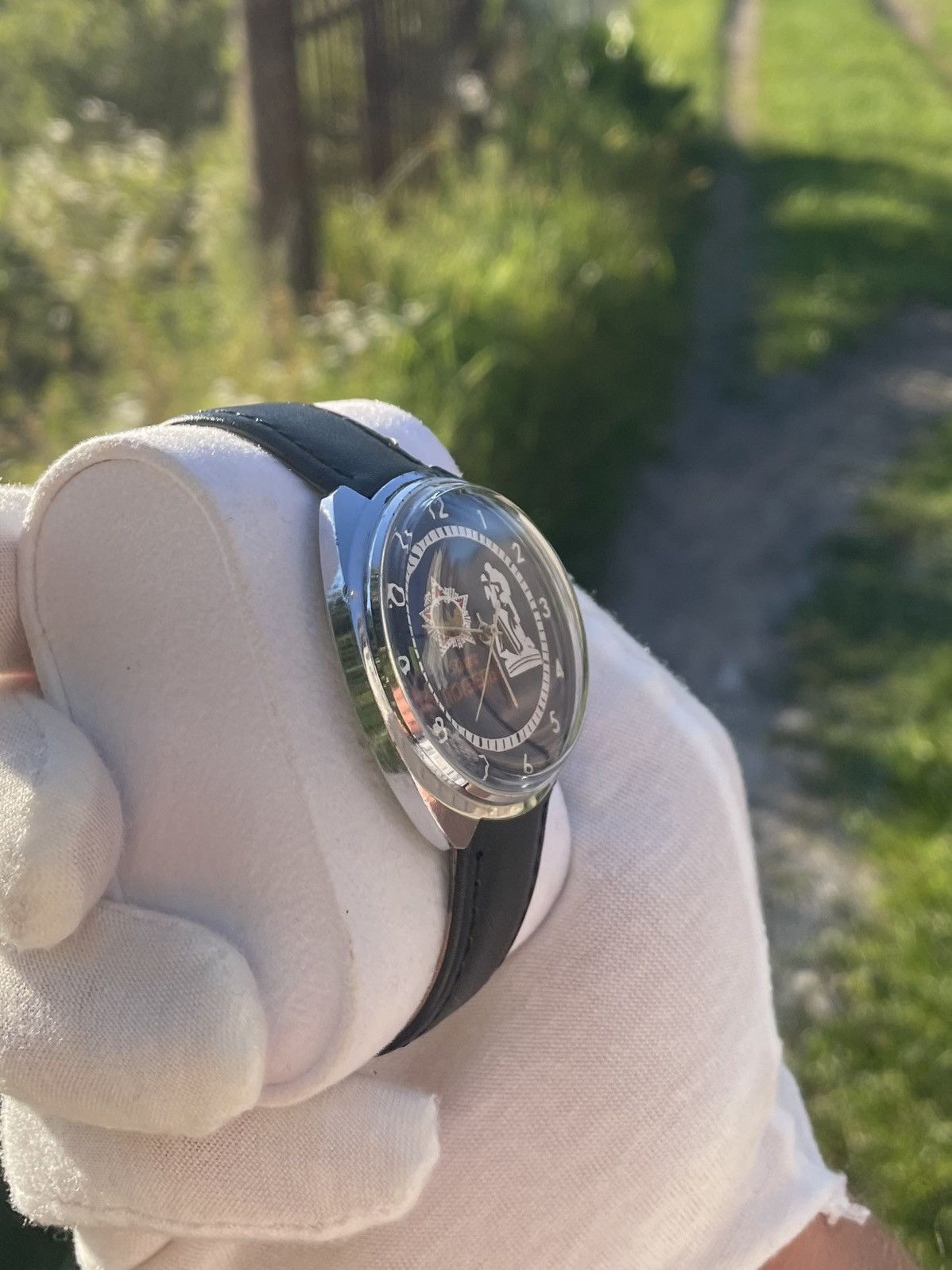 Vintage Watch Raketa Mechanical Retro Wristwatch 1990s