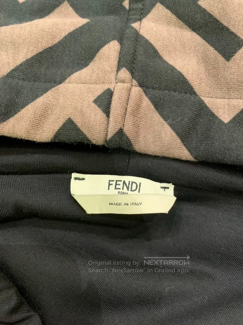 Fendi Fendi Classic Double F Old Flower Full-Print Hooded Sweats Size M / US 6-8 / IT 42-44 - 5 Thumbnail