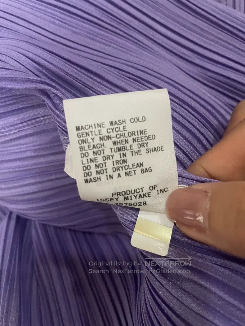 Issey Miyake Issey Miyake Purple Tank Top Size L / US 10 / IT 46 - 5 Thumbnail
